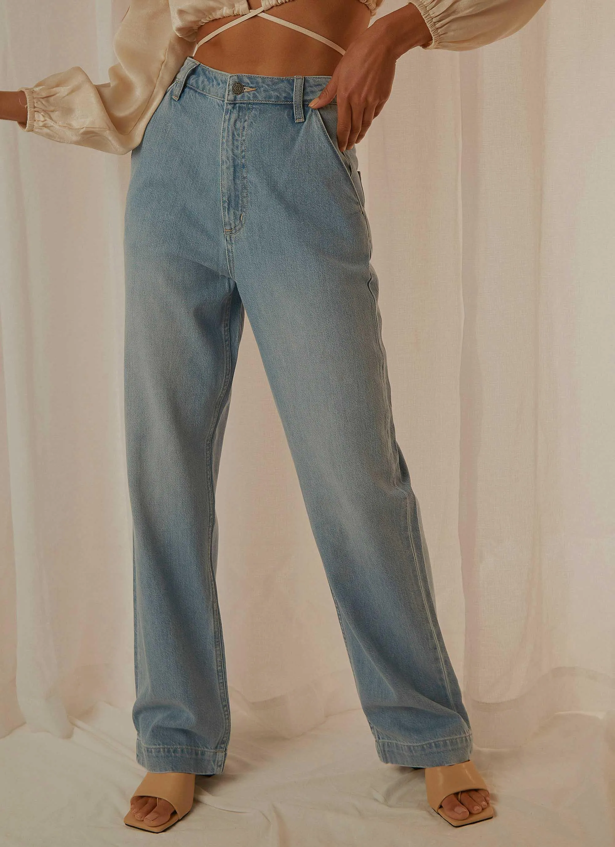 High Baggy Jean - Dream World Blue sold by Peppermayo product image thumbnail 4
