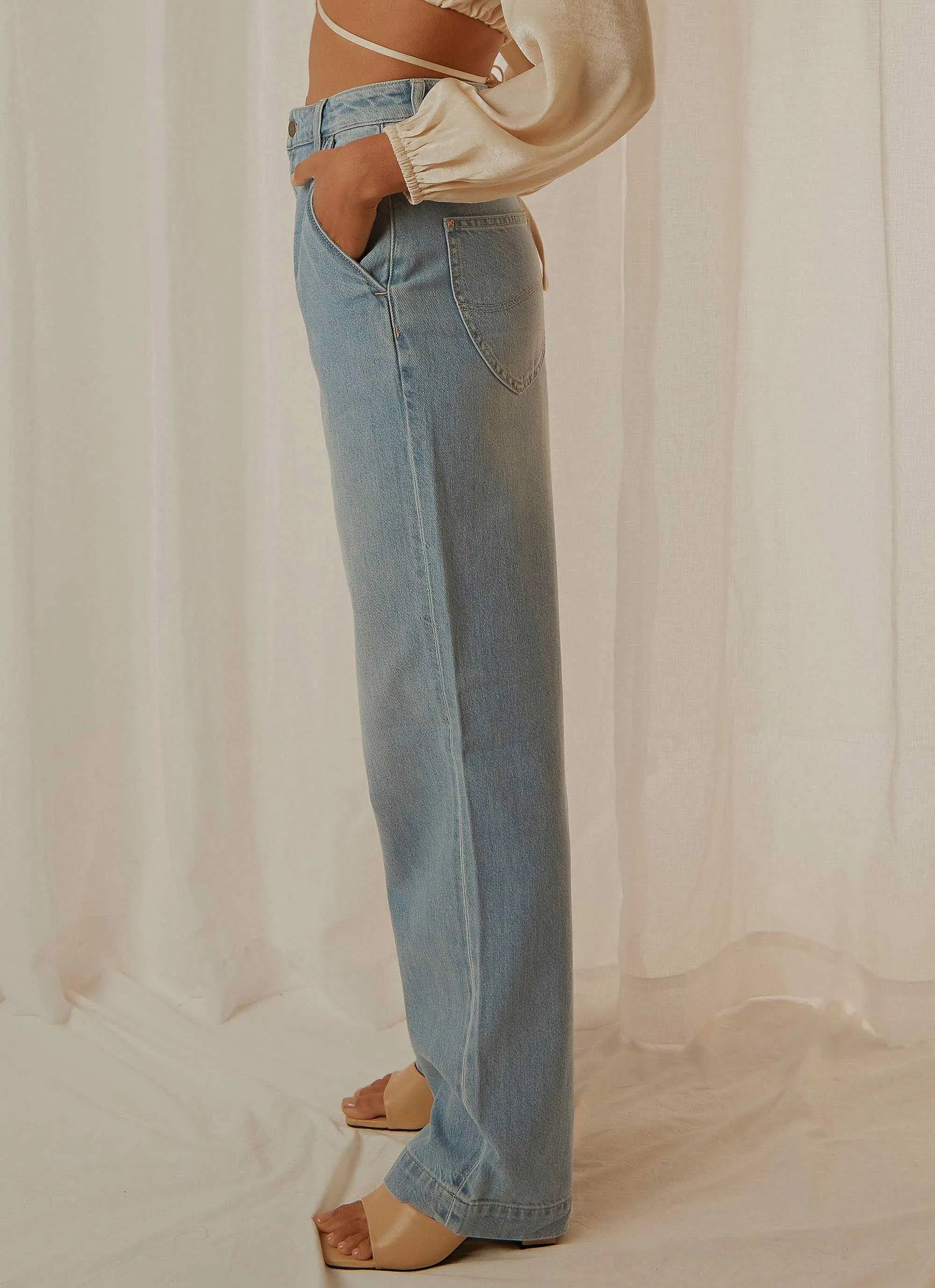 High Baggy Jean - Dream World Blue sold by Peppermayo product image thumbnail 5