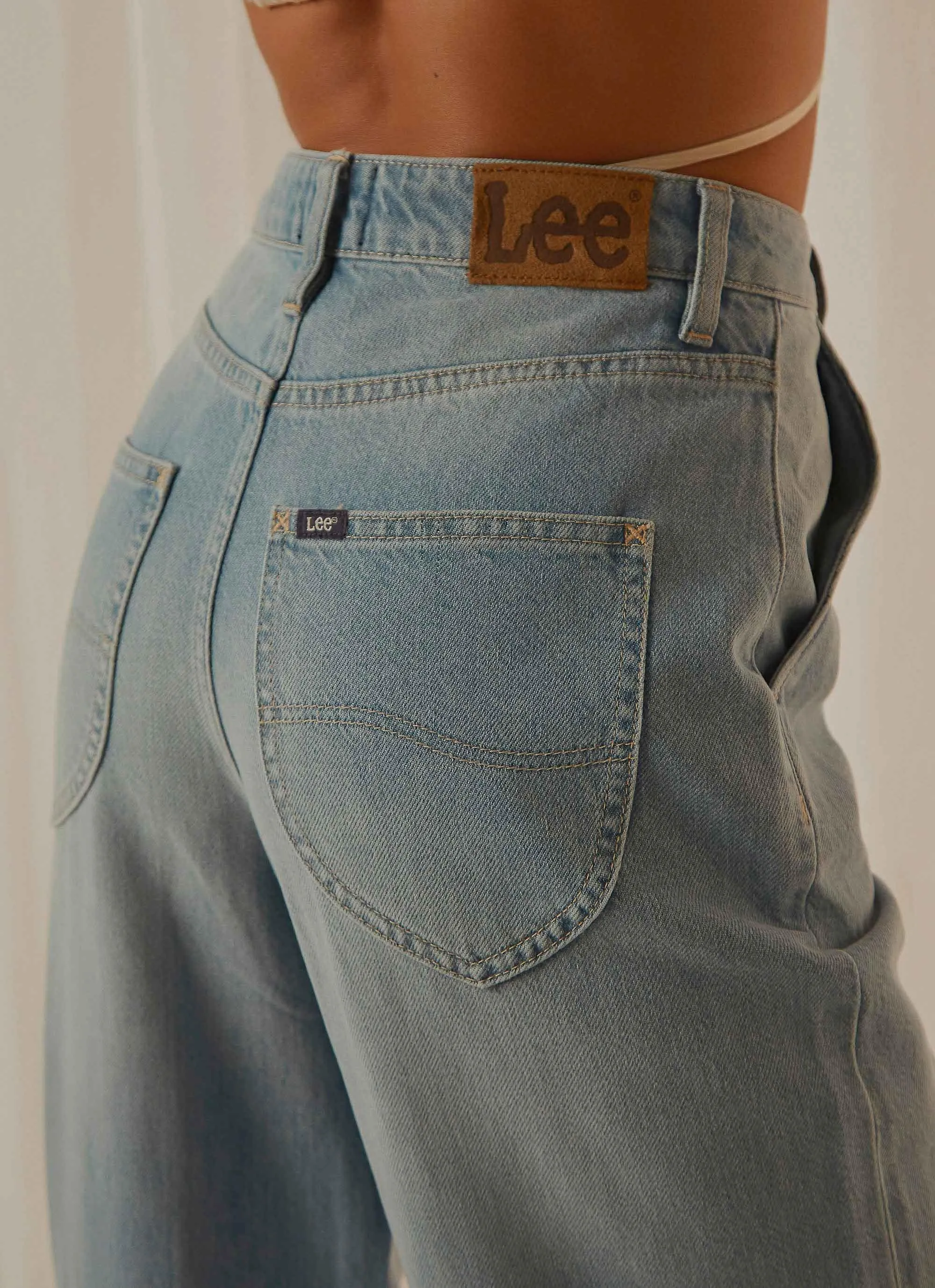High Baggy Jean - Dream World Blue sold by Peppermayo product image thumbnail 2