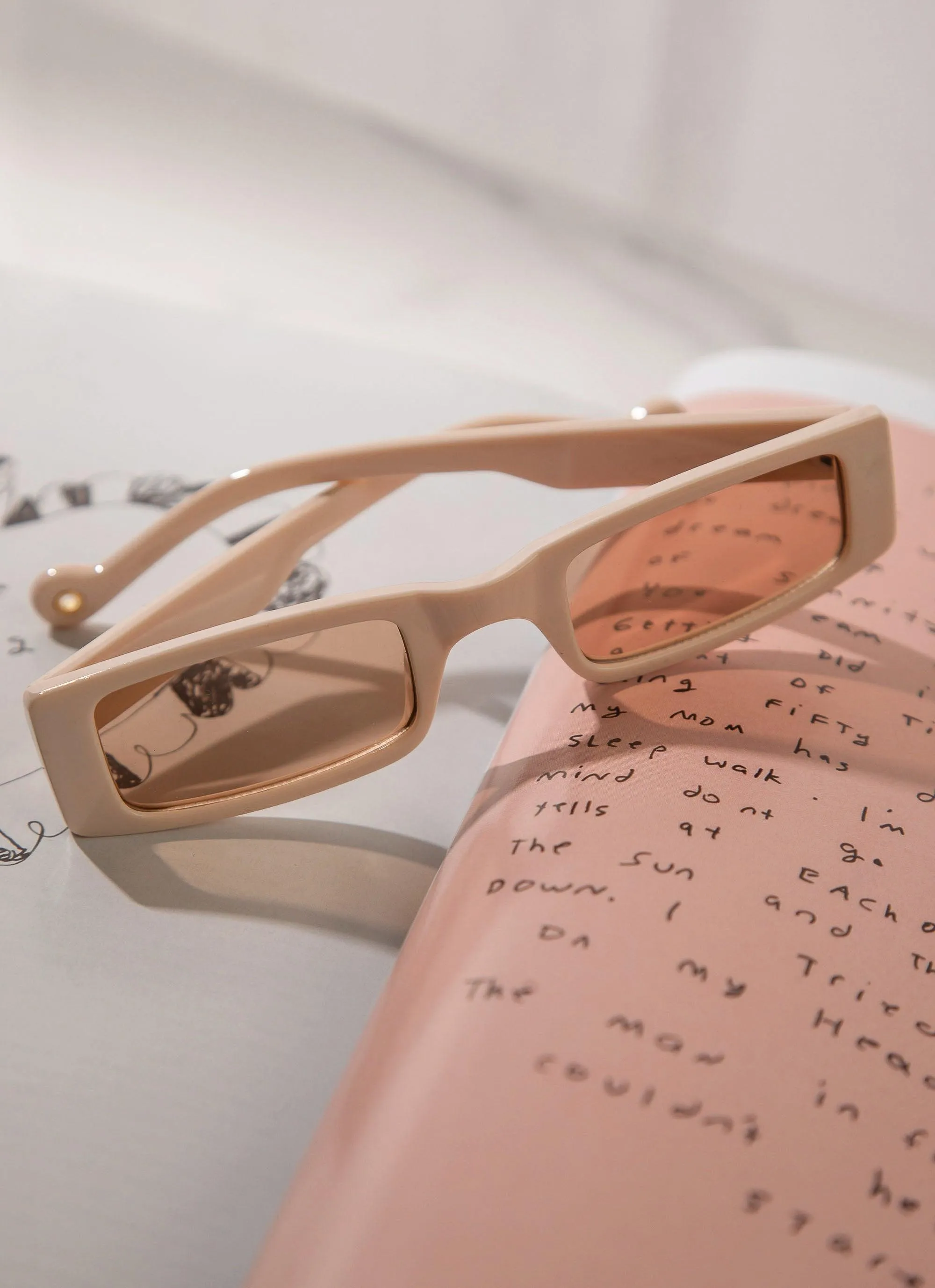 Marie Sunglasses - Cream sold by Peppermayo product image thumbnail 5