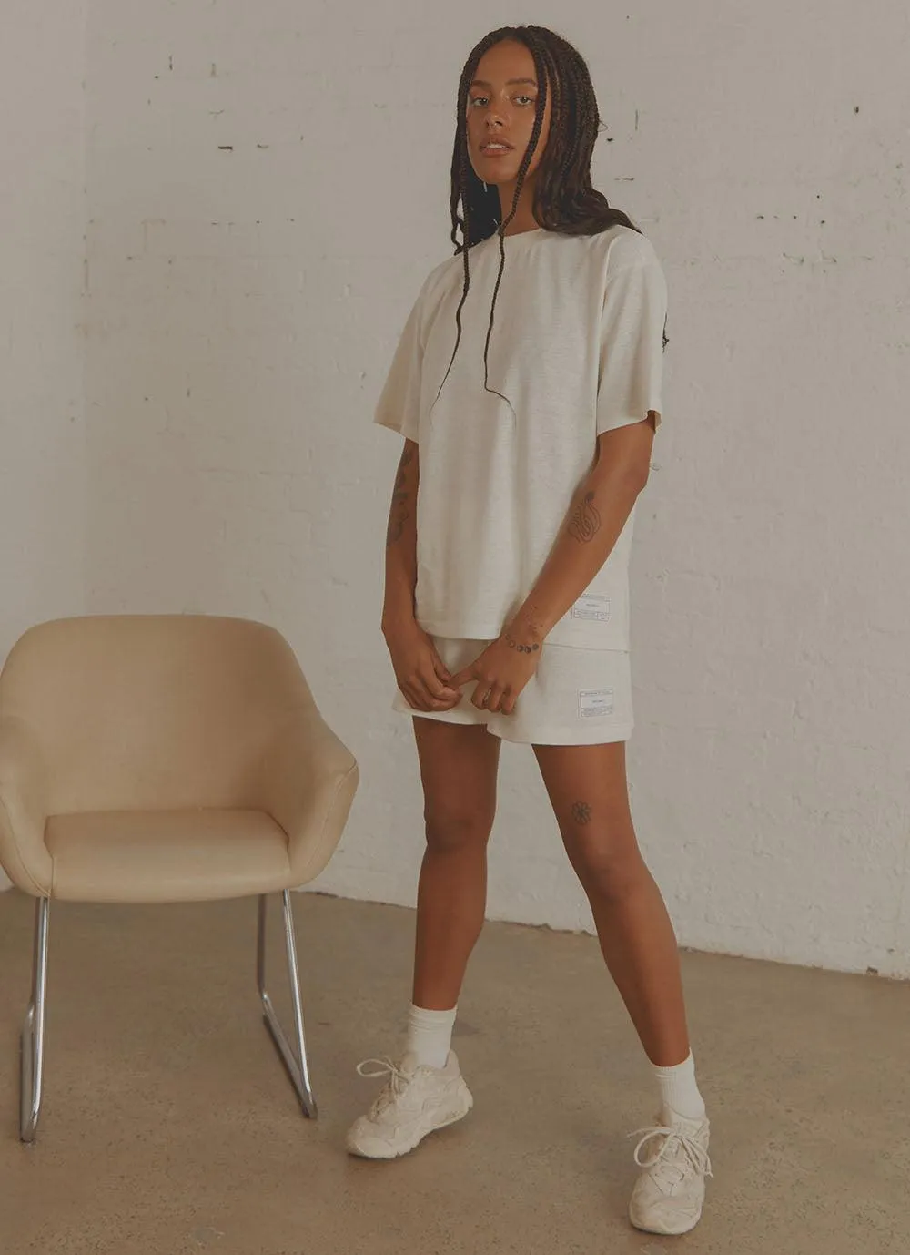 The Essential Tee - Coconut Milk sold by Peppermayo