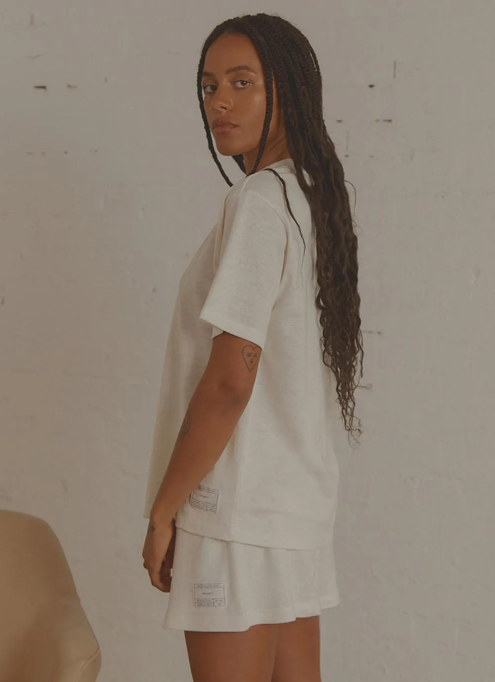 The Essential Tee - Coconut Milk sold by Peppermayo product image thumbnail 5