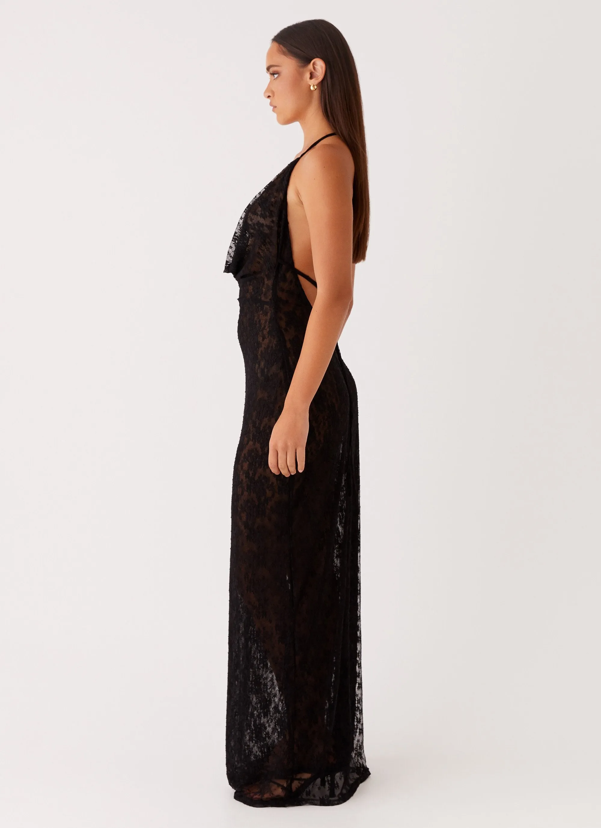 Champagne Coastline Maxi Dress - Black sold by Peppermayo product image thumbnail 3