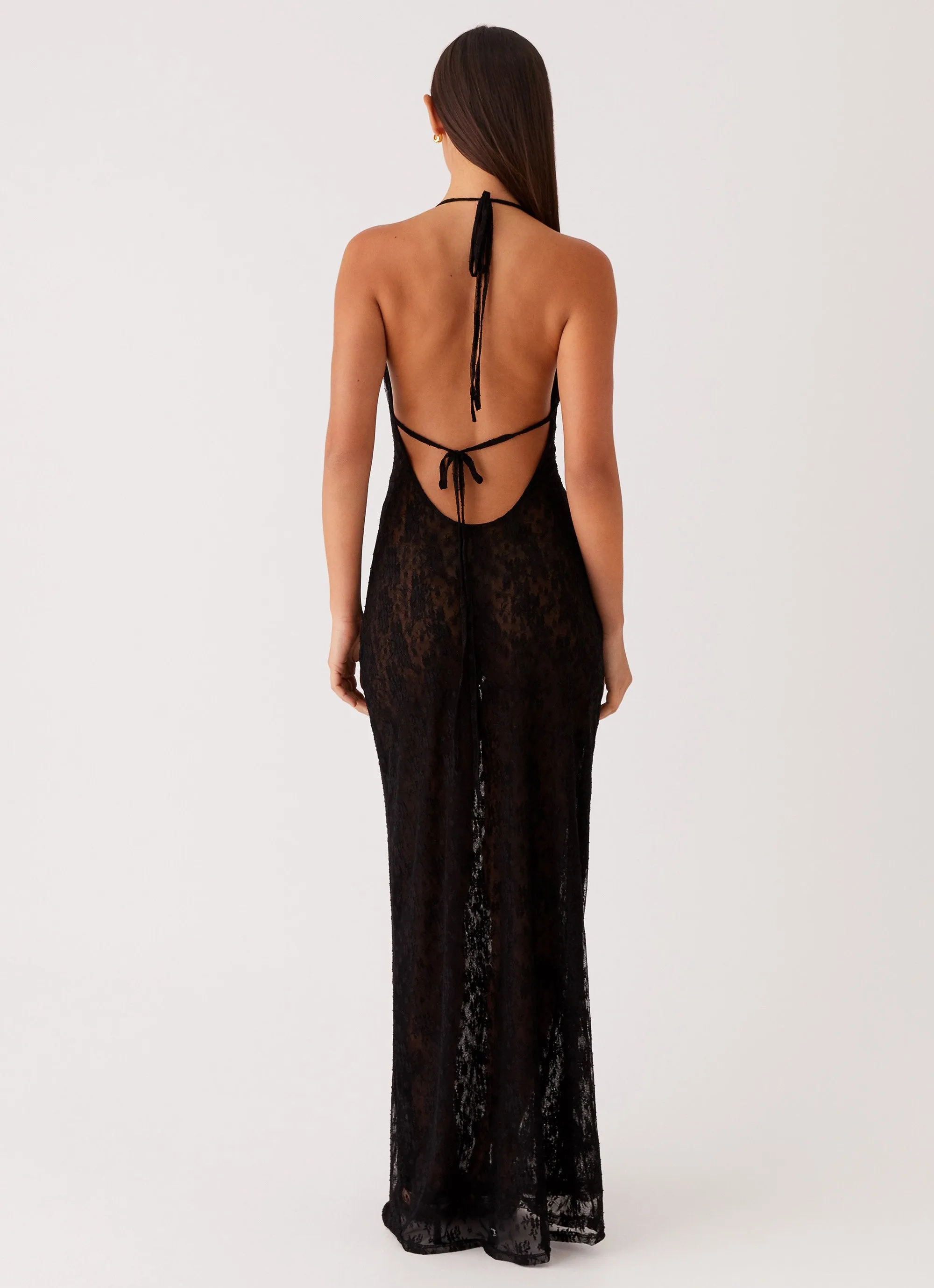 Champagne Coastline Maxi Dress - Black sold by Peppermayo product image thumbnail 4