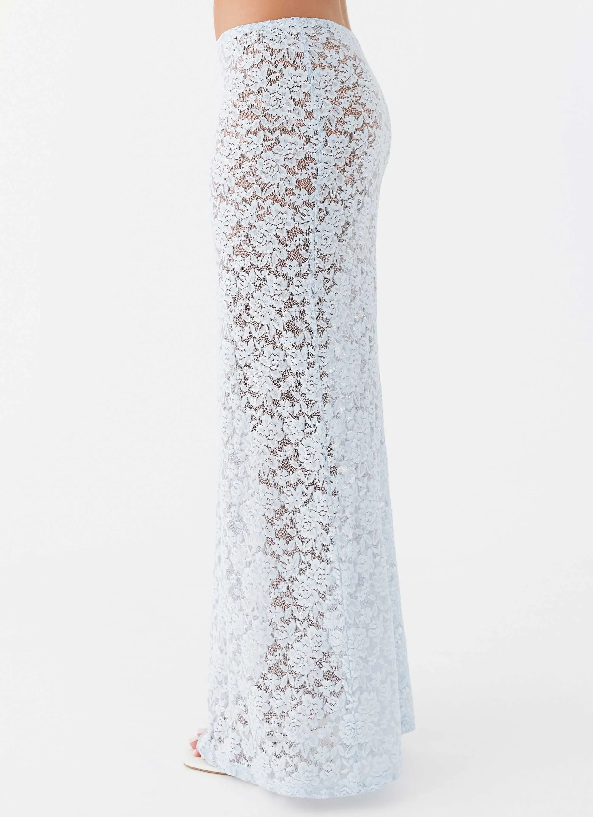 Zephyra Lace Maxi Skirt - Blue Cloud sold by Peppermayo product image thumbnail 3