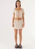 Amber Fields Linen Top - Natural sold by Peppermayo