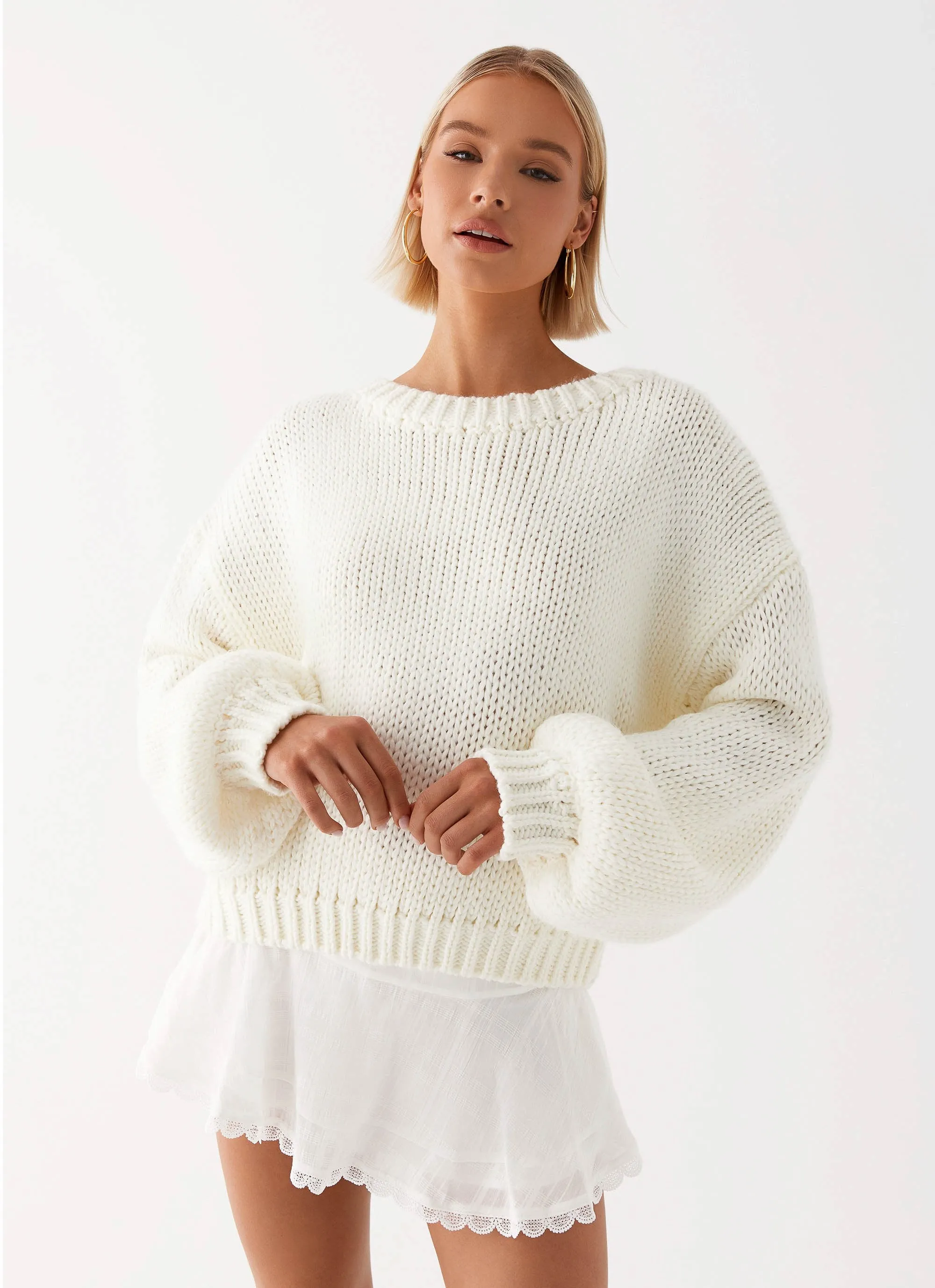 Costella Knit Sweater - Ivory sold by Peppermayo product image thumbnail 5