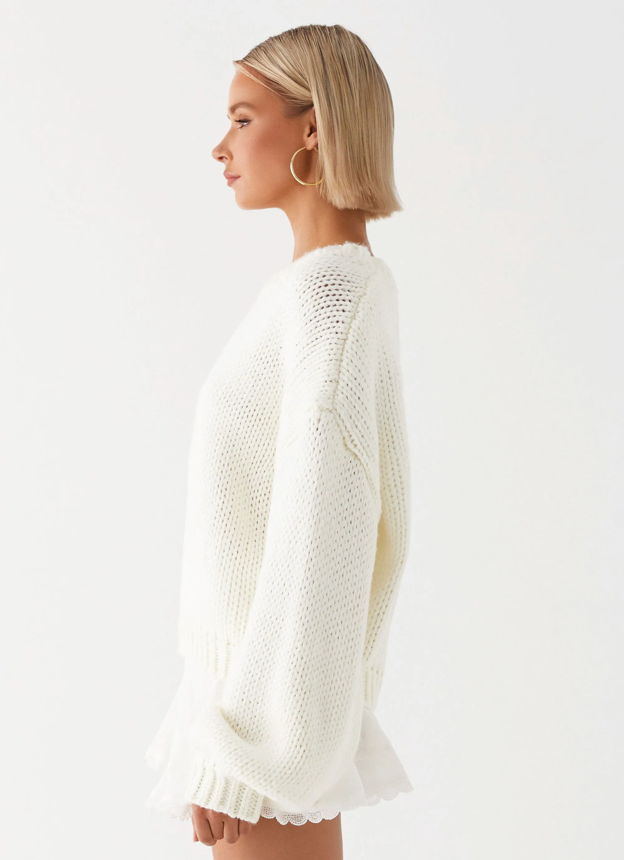 Costella Knit Sweater - Ivory sold by Peppermayo product image thumbnail 3
