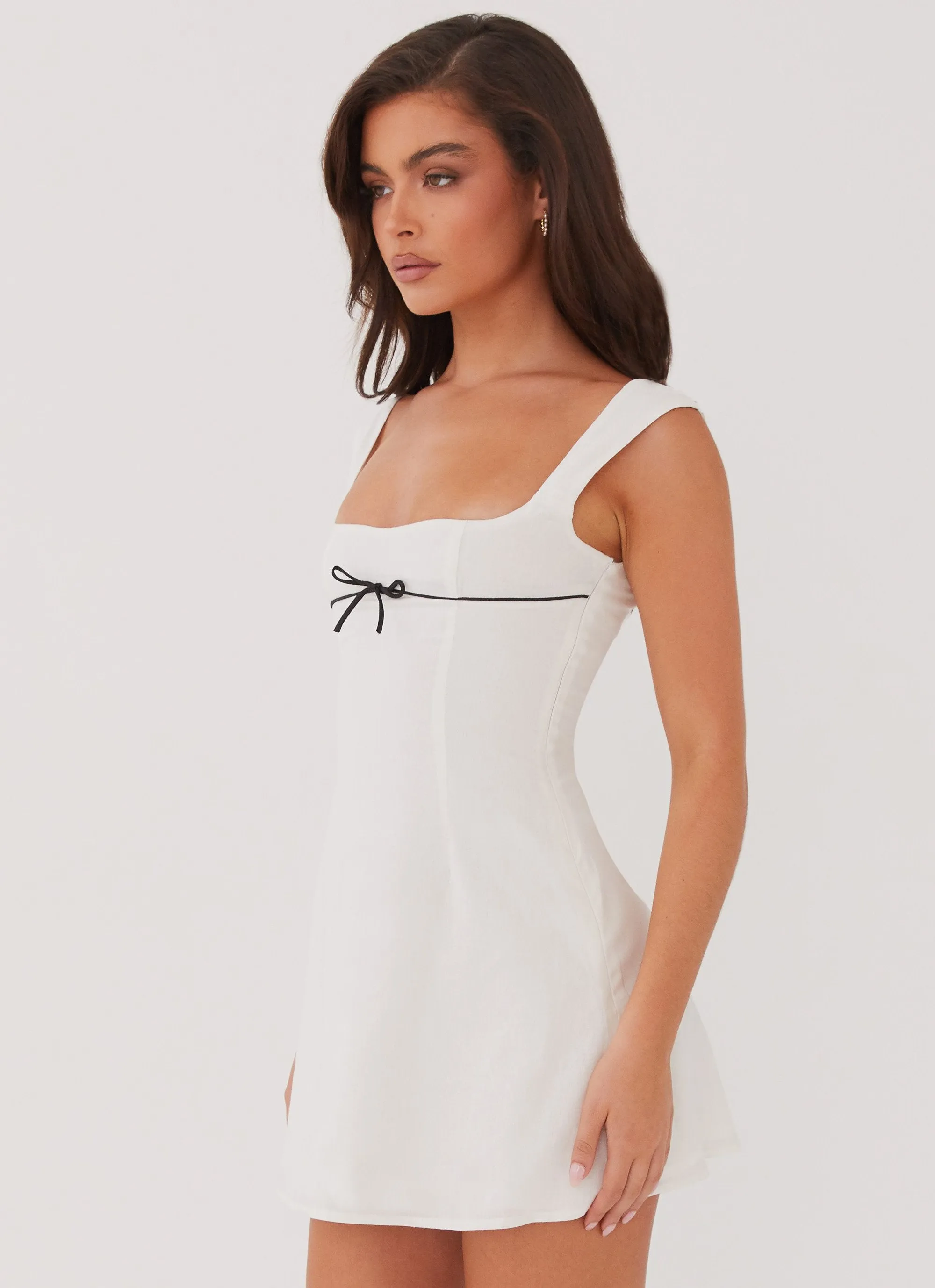 Cadence Mini Dress - White sold by Peppermayo product image thumbnail 3