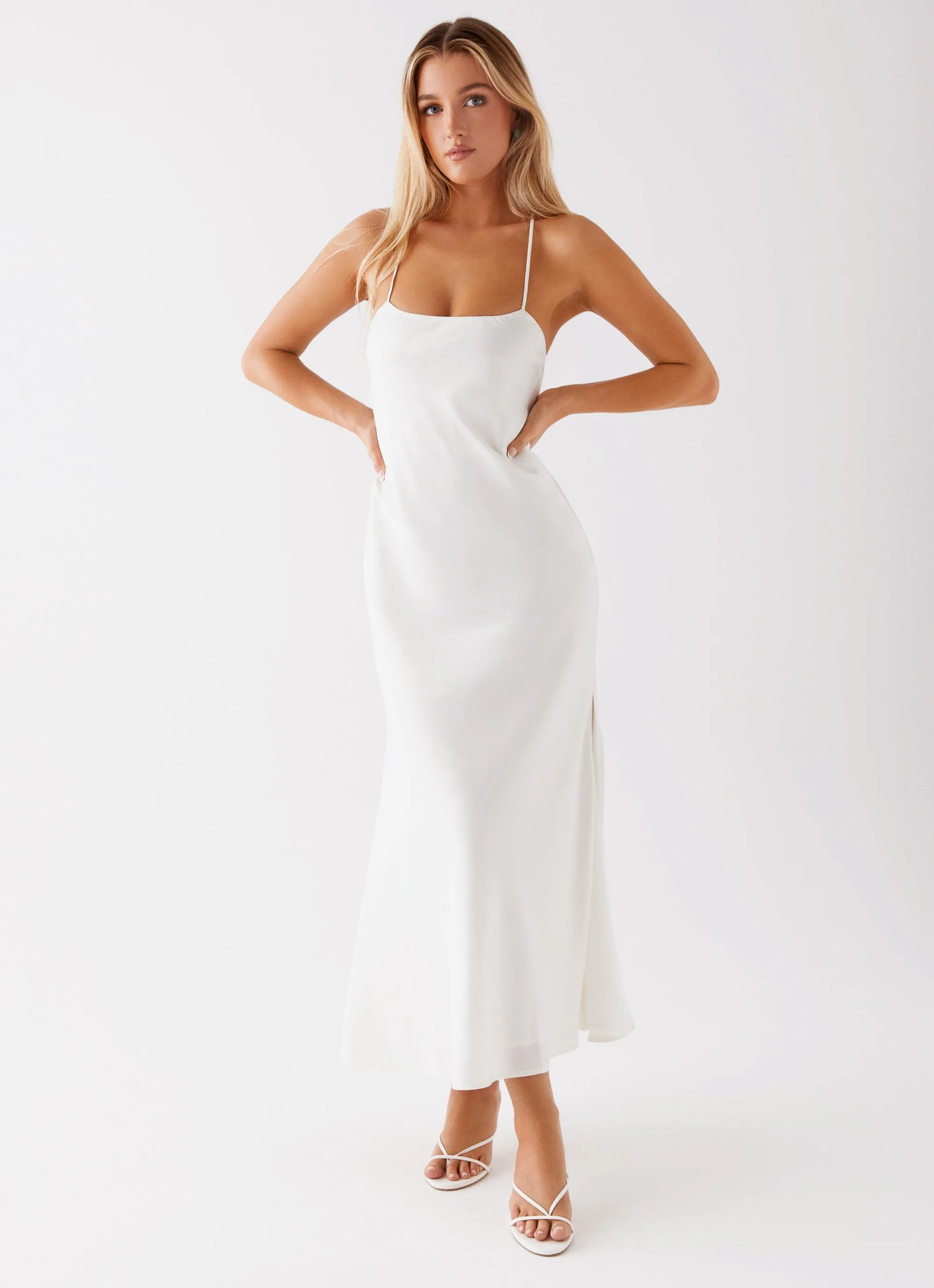 Runway Royalty Maxi Dress - White sold by Peppermayo product image thumbnail 3