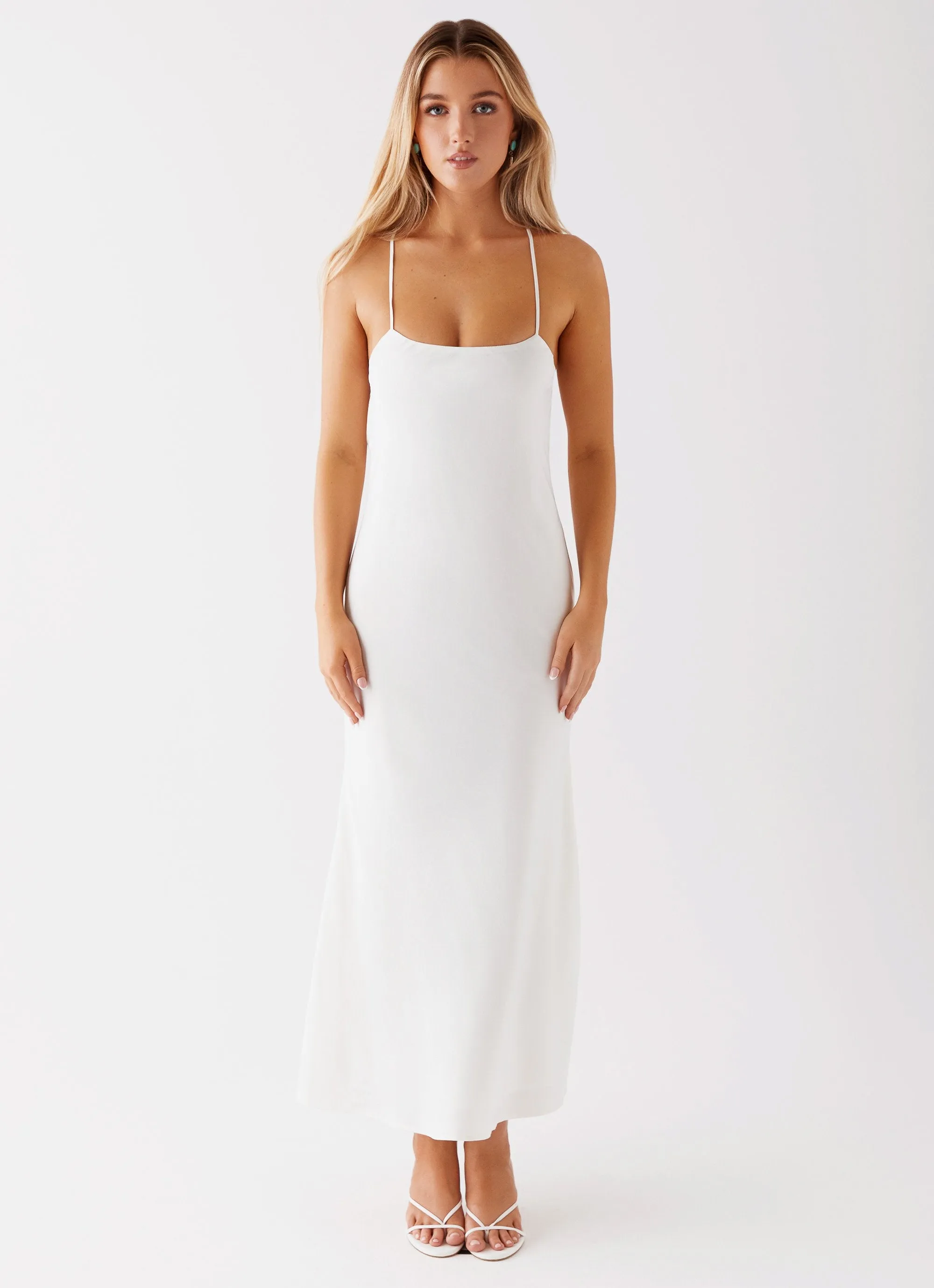 Runway Royalty Maxi Dress - White sold by Peppermayo product image thumbnail 4