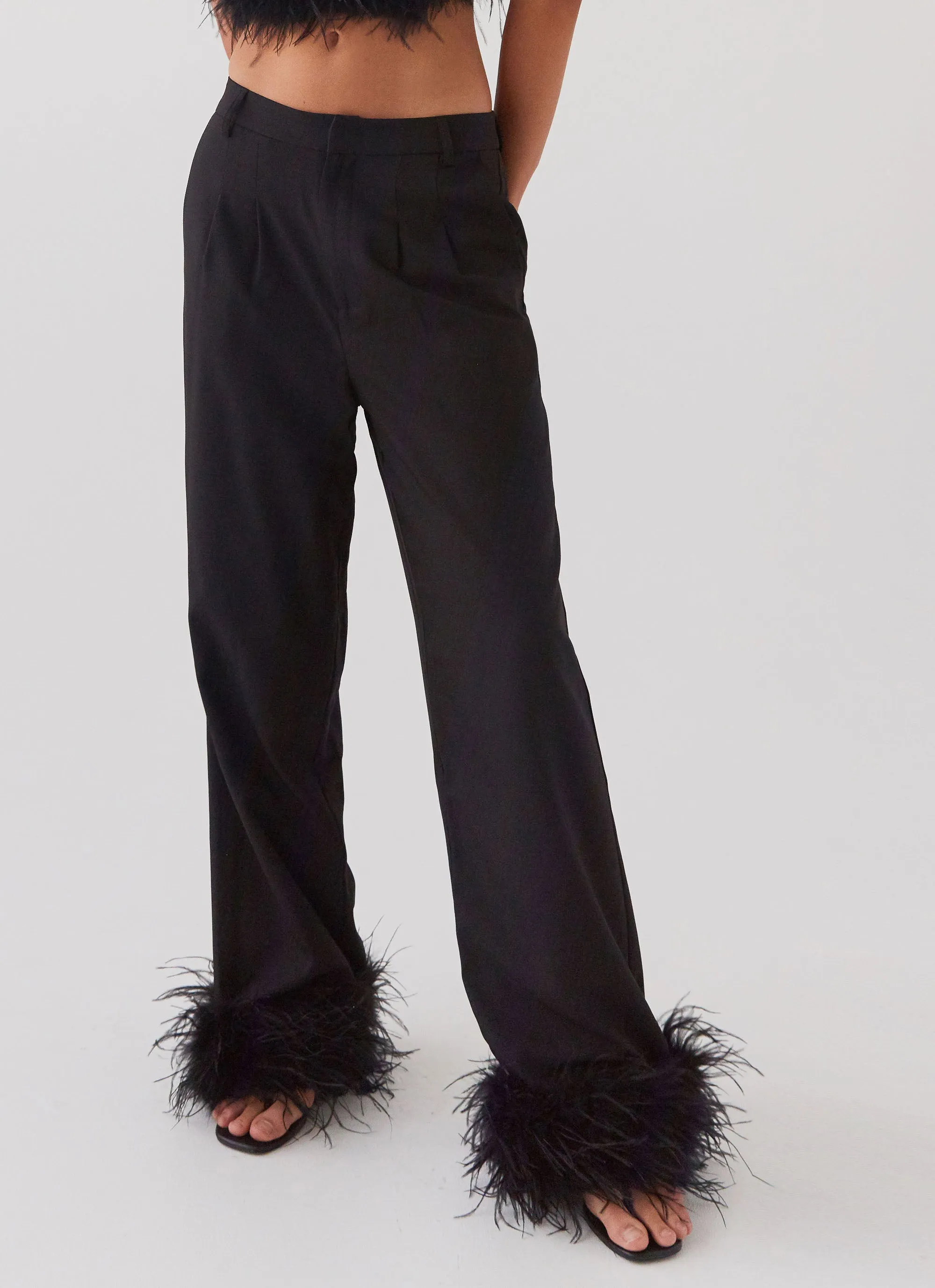 Shake It Off Feather Pants - Night sold by Peppermayo product image thumbnail 2