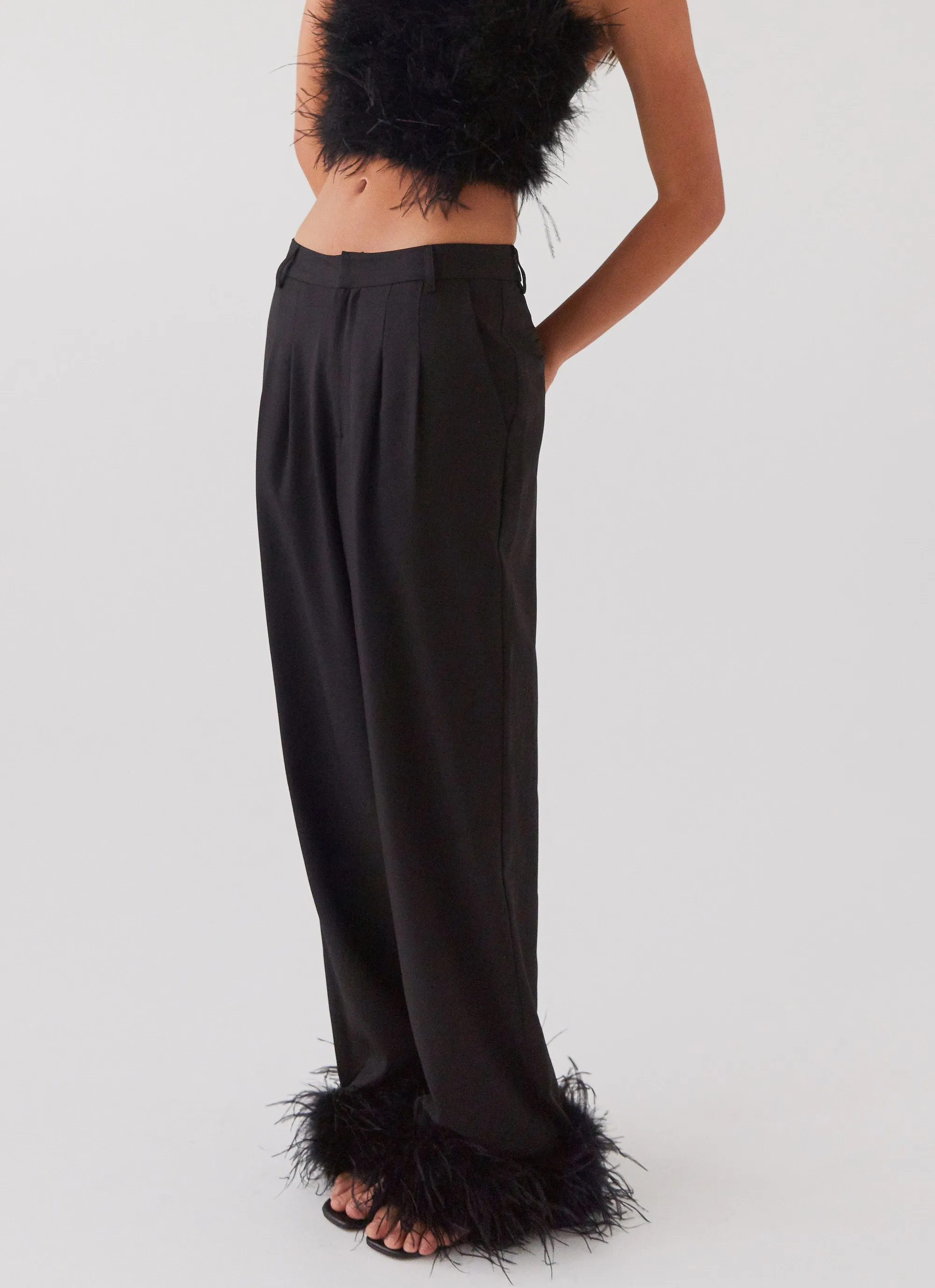 Shake It Off Feather Pants - Night sold by Peppermayo product image thumbnail 5