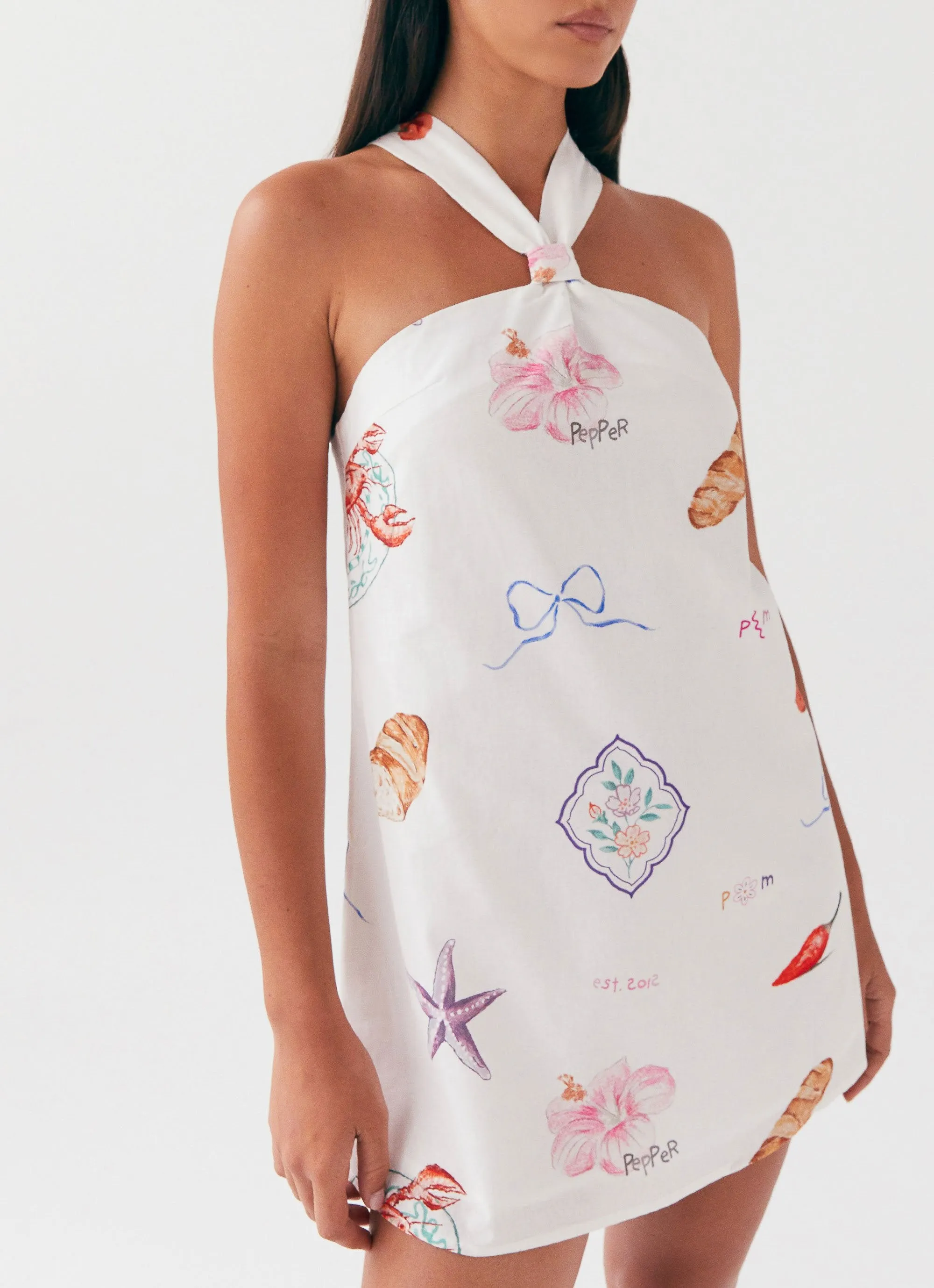 Keira Linen Mini Dress - Banchetto sold by Peppermayo product image thumbnail 5