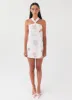Keira Linen Mini Dress - Banchetto sold by Peppermayo