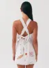 Keira Linen Mini Dress - Banchetto sold by Peppermayo
