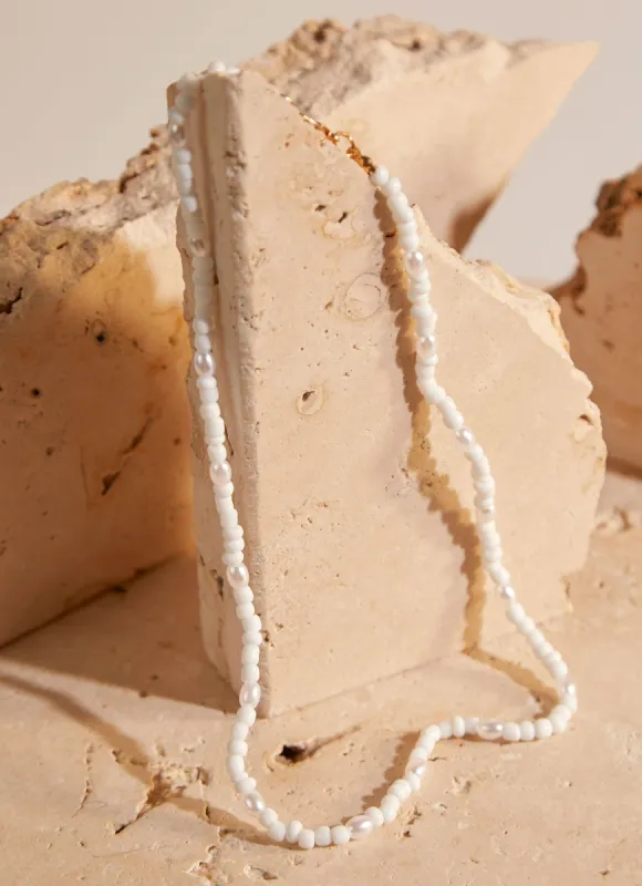 Laguna Necklace - Pearl made by Peppermayo