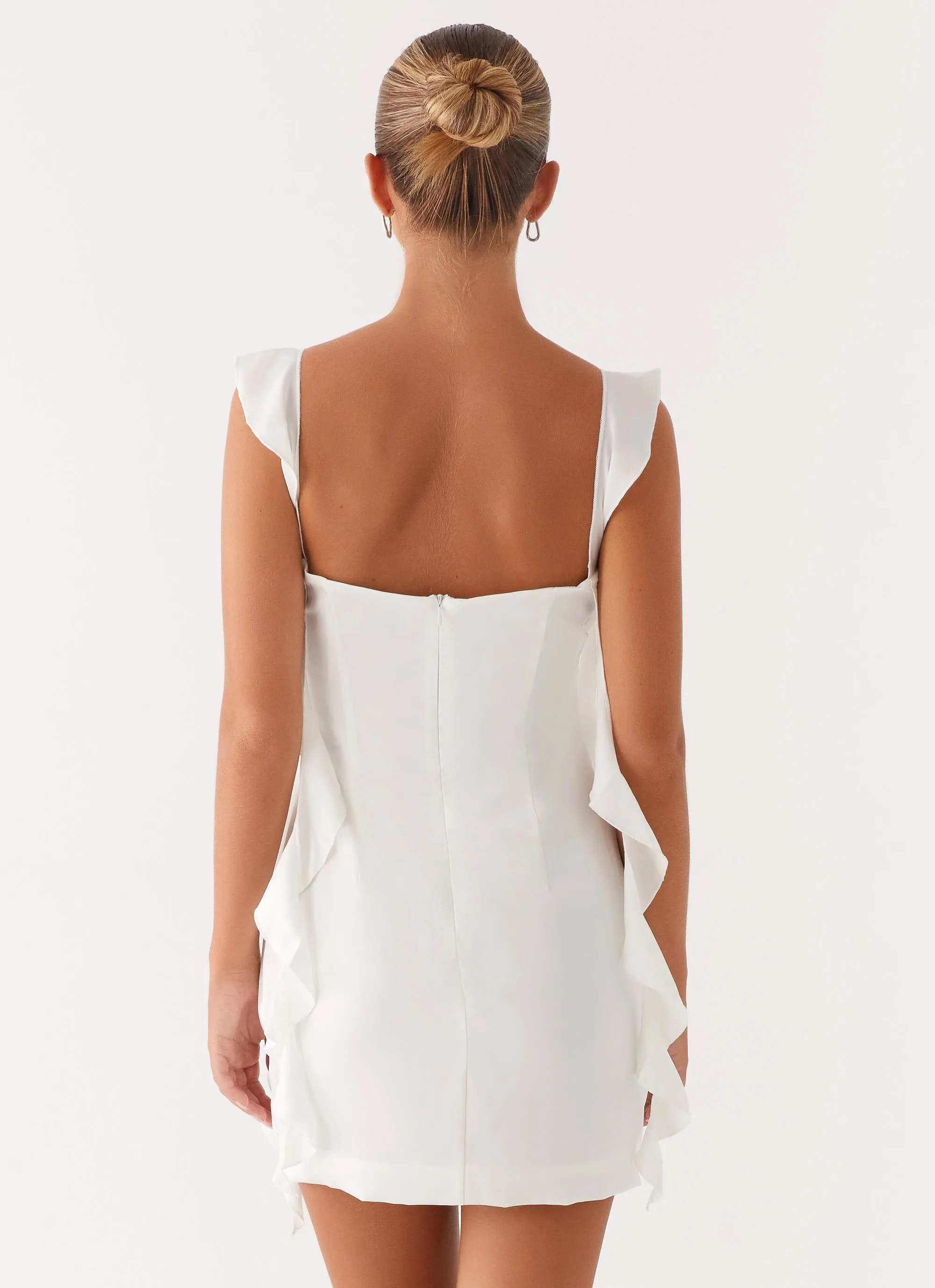 Beckham Mini Dress - White sold by Peppermayo product image thumbnail 4