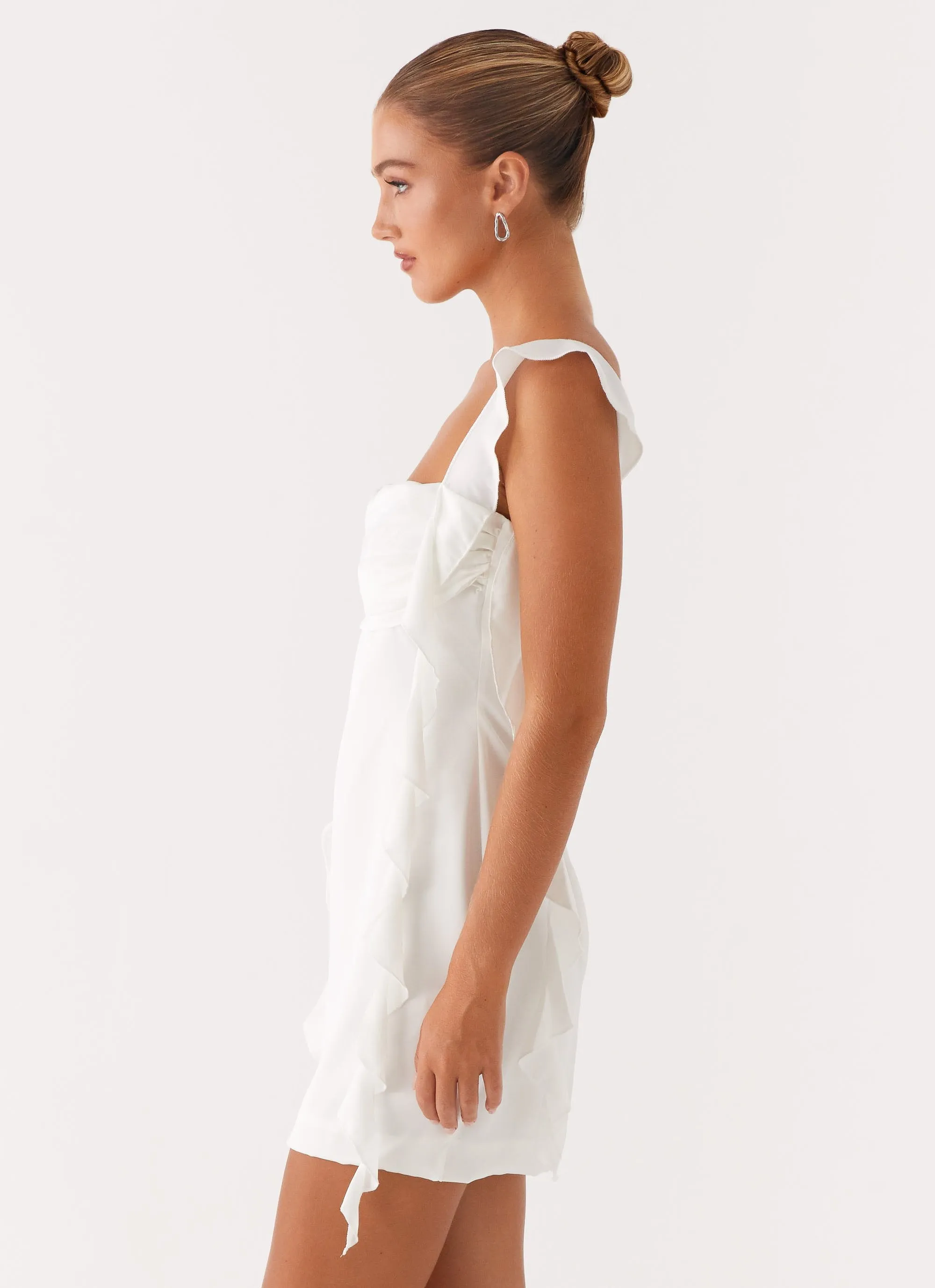 Beckham Mini Dress - White sold by Peppermayo product image thumbnail 3