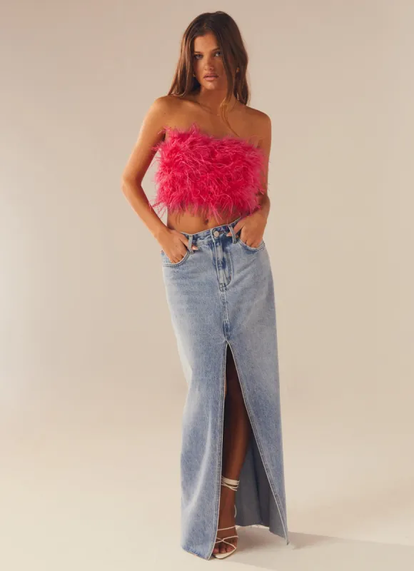 Sweeper Skirt - Azure Dream sold by Peppermayo