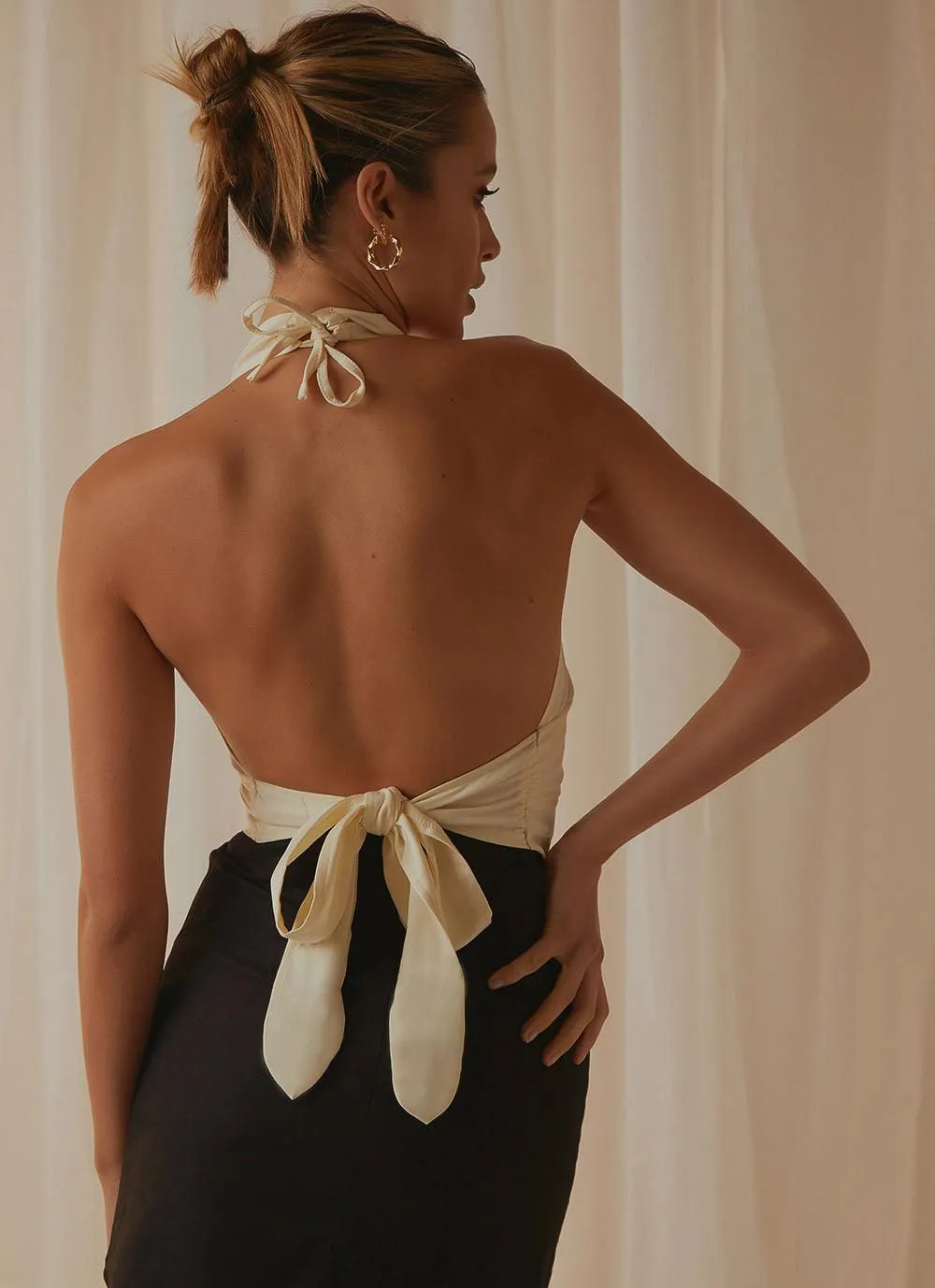 Betty Halter Neck Top - Ivory sold by Peppermayo product image thumbnail 4