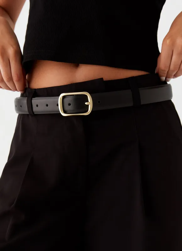 Alessi Belt - Black sold by Peppermayo