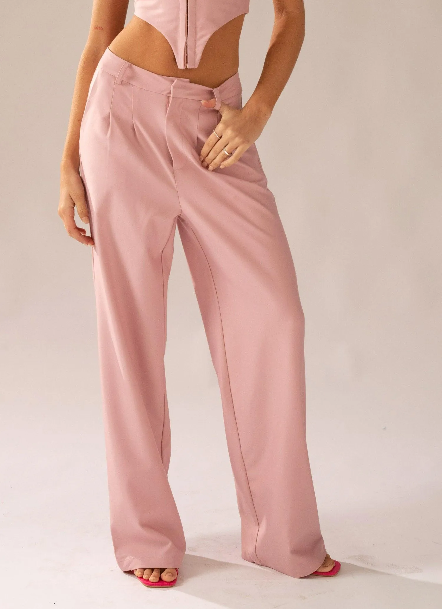 Magdalena Suit Pants - Lovers Pink sold by Peppermayo product image thumbnail 3