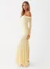 Maribel Maxi Dress - Yellow sold by Peppermayo