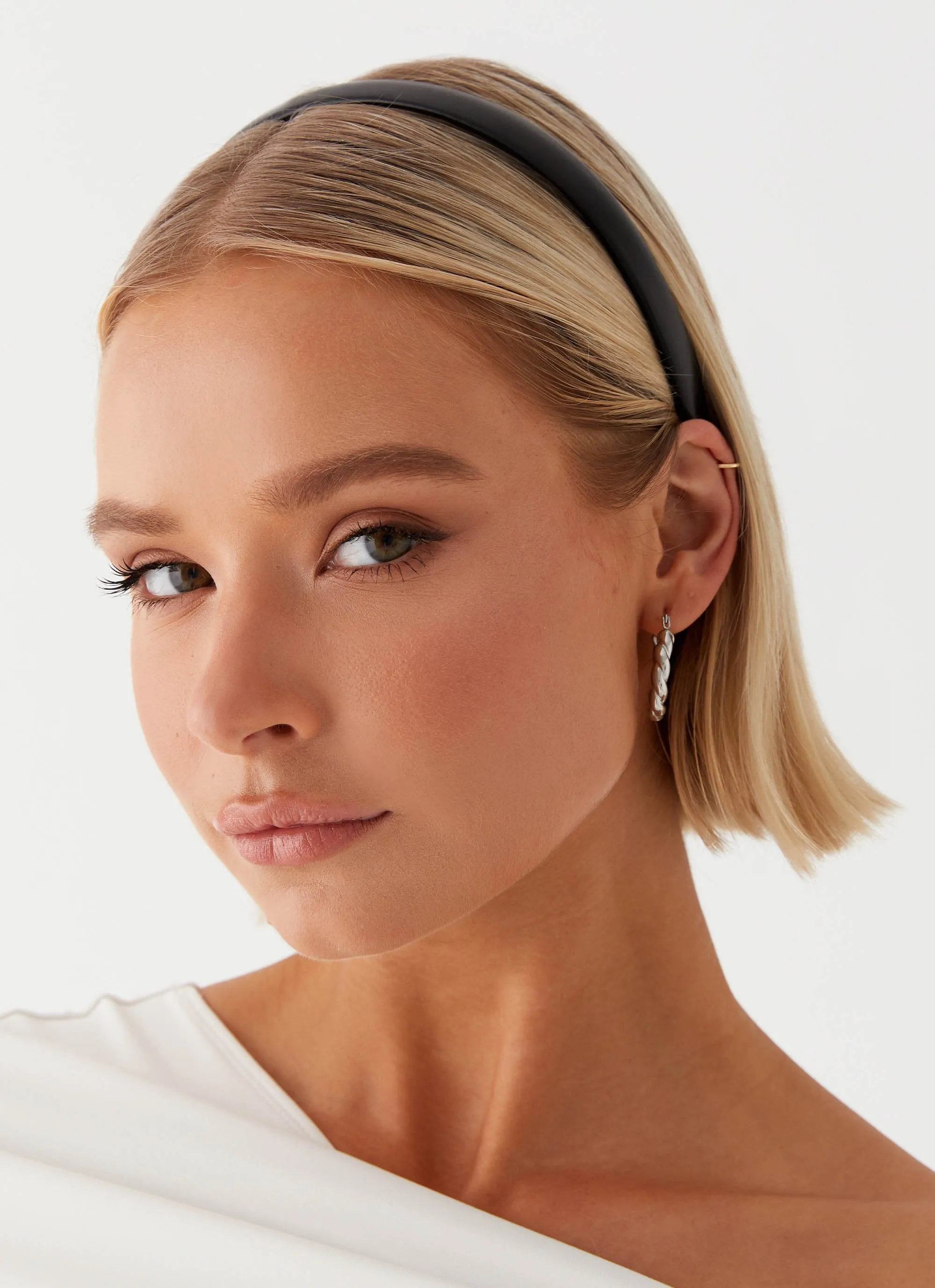 Be Selfish Headband - Black sold by Peppermayo