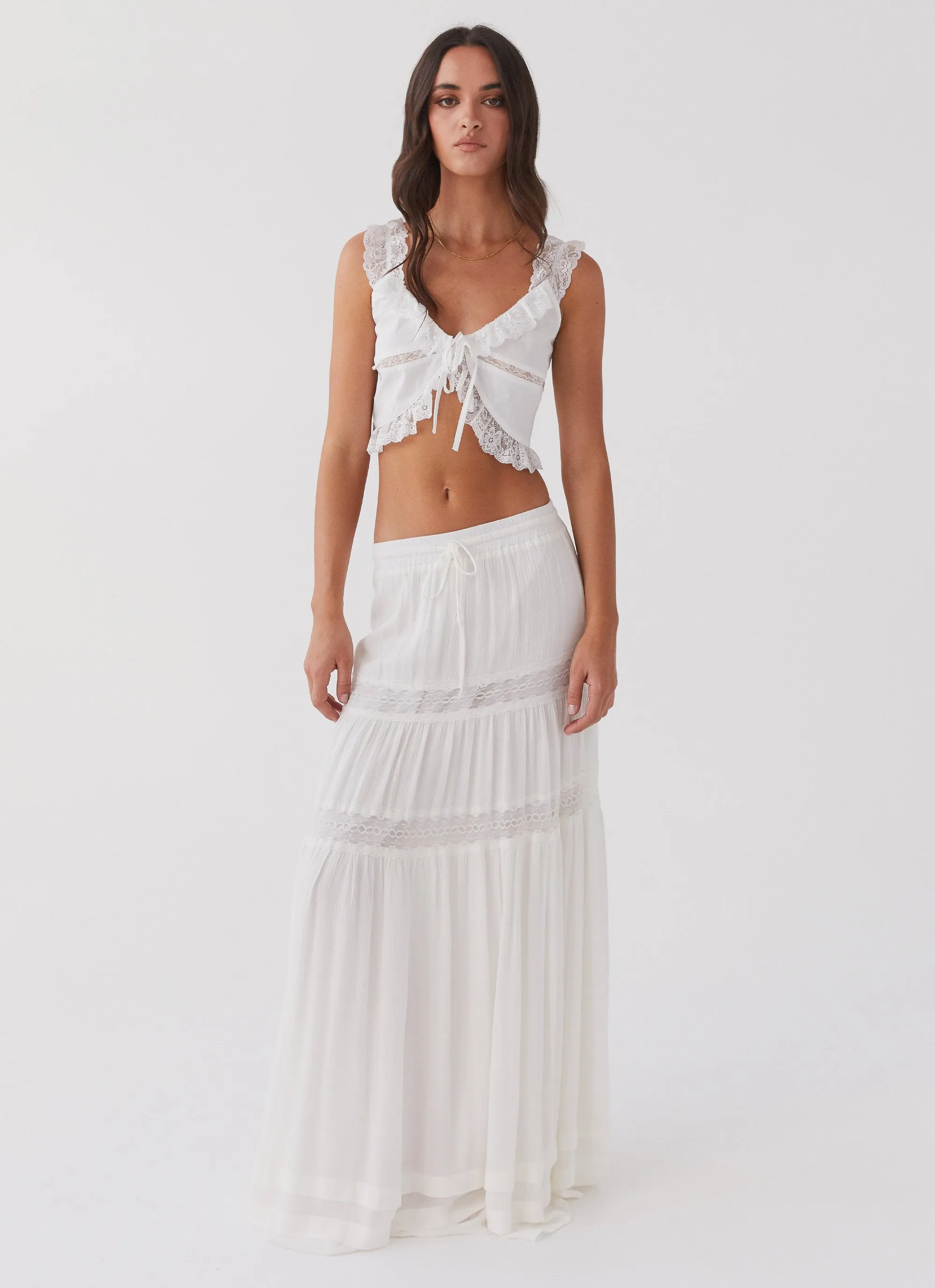 Layla Lace Cami Top - Snow sold by Peppermayo product image thumbnail 2