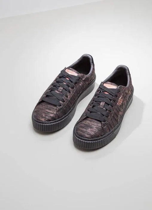 Basket Platform VR Womens Sneaker - Puma Black & Black sold by Peppermayo product image thumbnail 3