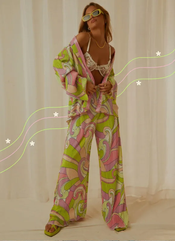 90s Muse Pants - Retro Swirl sold by Peppermayo