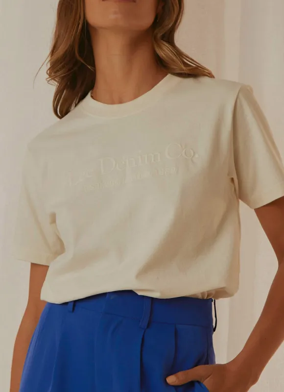 Classic Tee - Vanilla sold by Peppermayo