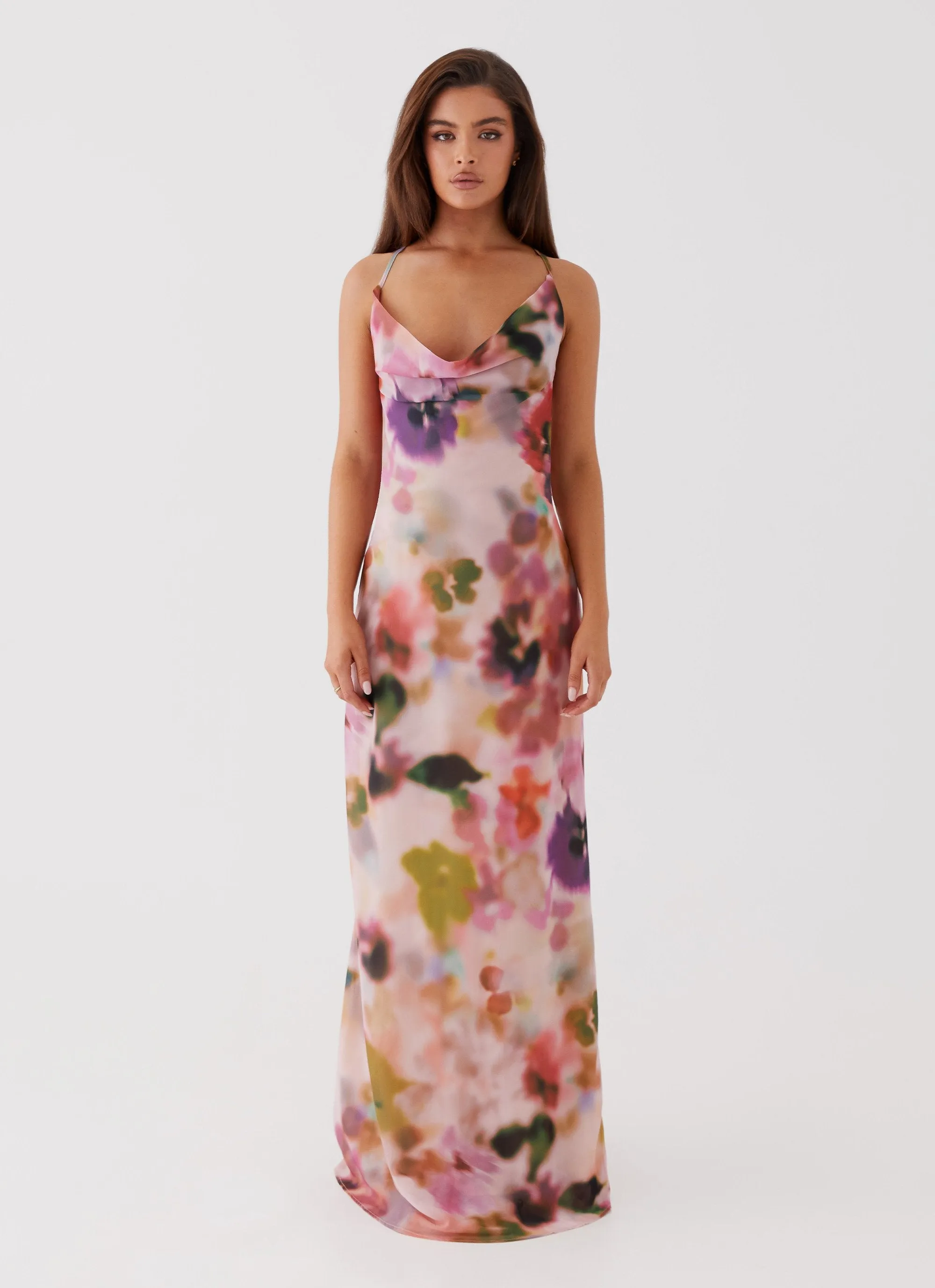 Abigail Cowl Maxi Dress - Mystic Meadow sold by Peppermayo product image thumbnail 3