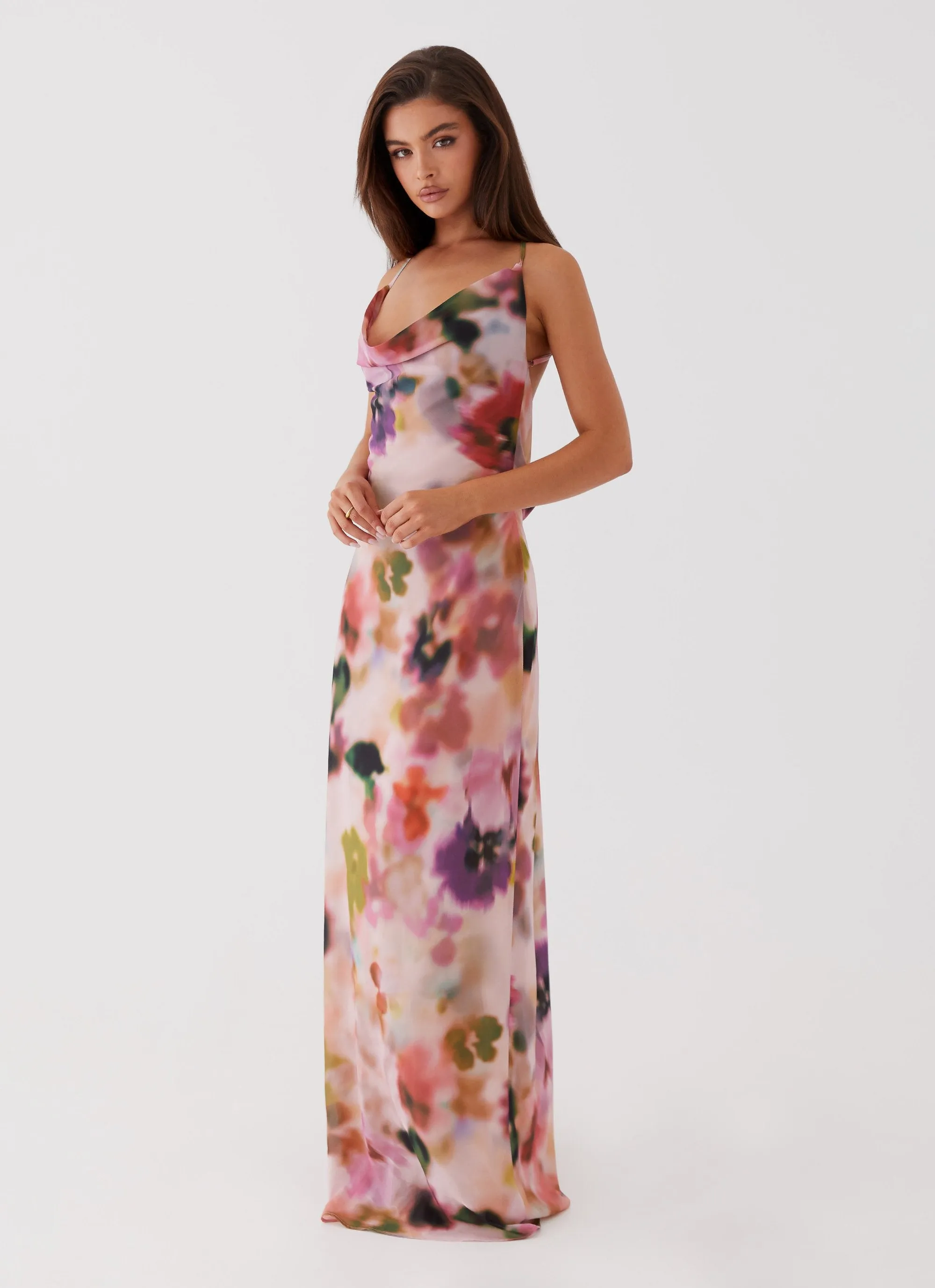 Abigail Cowl Maxi Dress - Mystic Meadow sold by Peppermayo product image thumbnail 4
