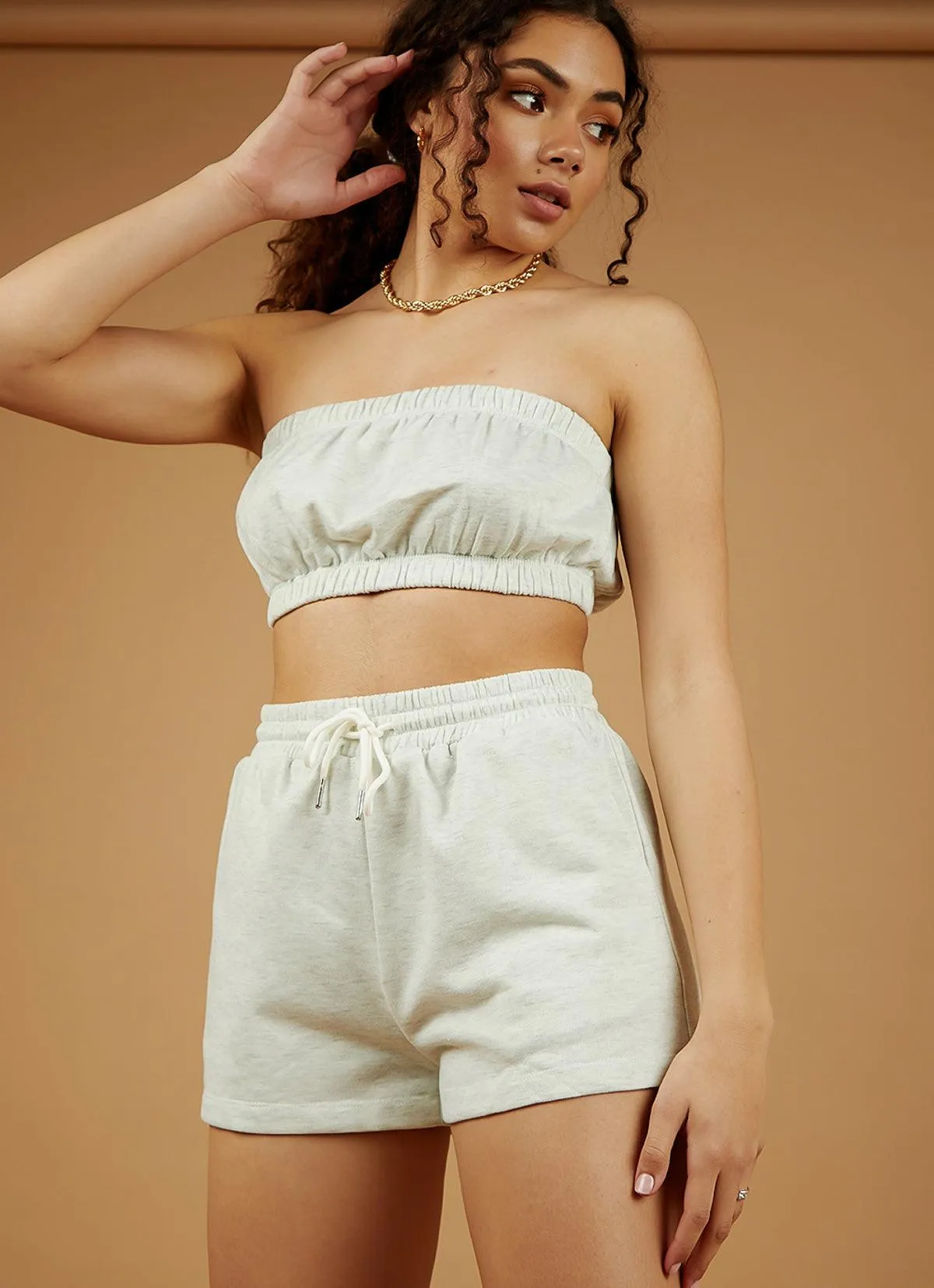 Centre Mark Crop - Grey sold by Peppermayo product image thumbnail 2