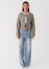 Daphne Knit Cardigan - Light Grey sold by Peppermayo