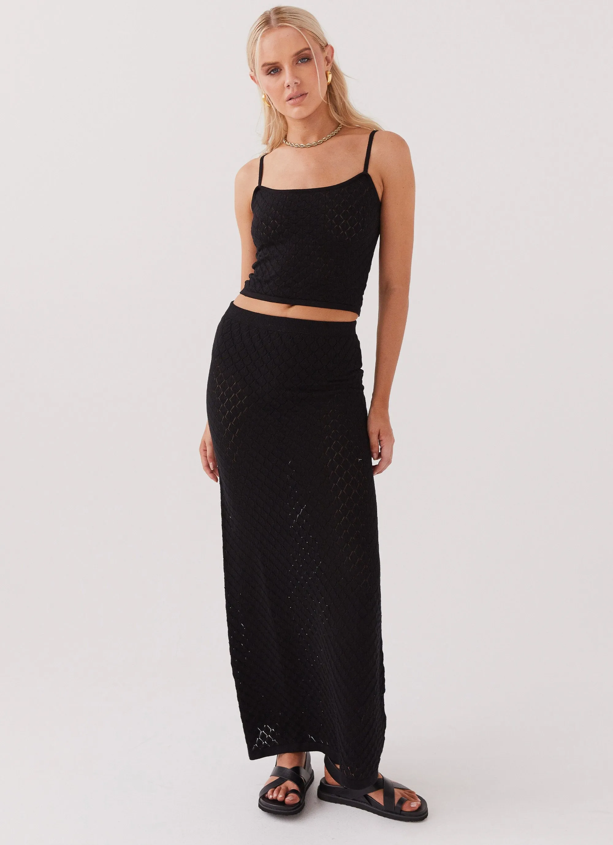 Macy Knit Cami Top - Black sold by Peppermayo product image thumbnail 2