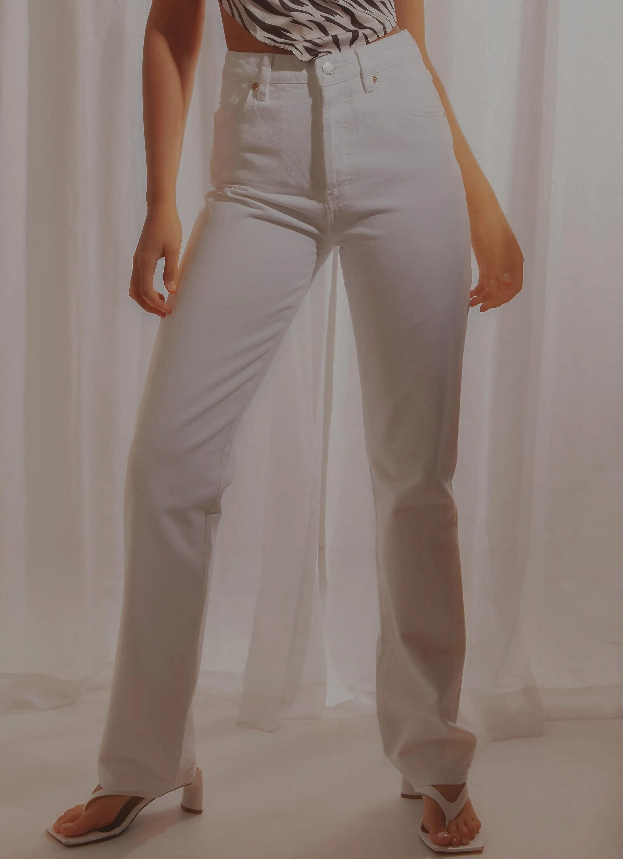 Classic Straight Jean - Vintage White sold by Peppermayo product image thumbnail 2