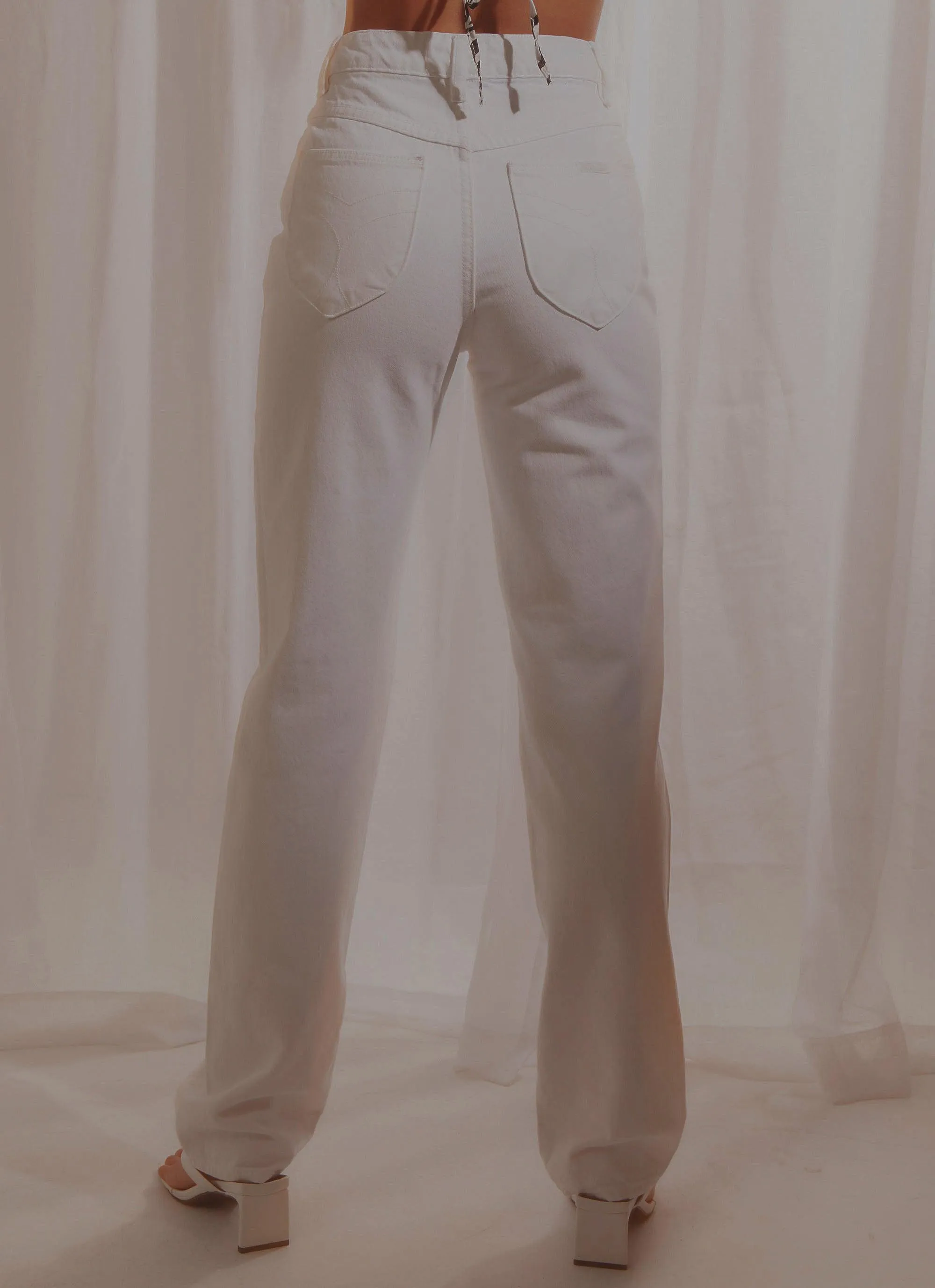 Classic Straight Jean - Vintage White sold by Peppermayo product image thumbnail 3