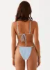 Calista Bikini Bottoms - Blue sold by Peppermayo