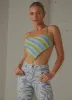 Cancun Crochet Halter Top - Blue Green sold by Peppermayo