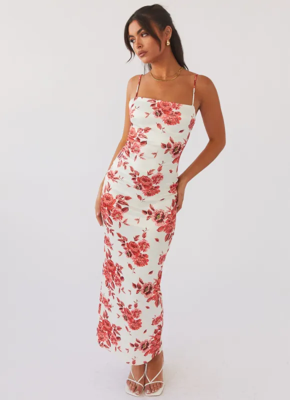 Catalina Muse Maxi Dress - Rosa Floria sold by Peppermayo