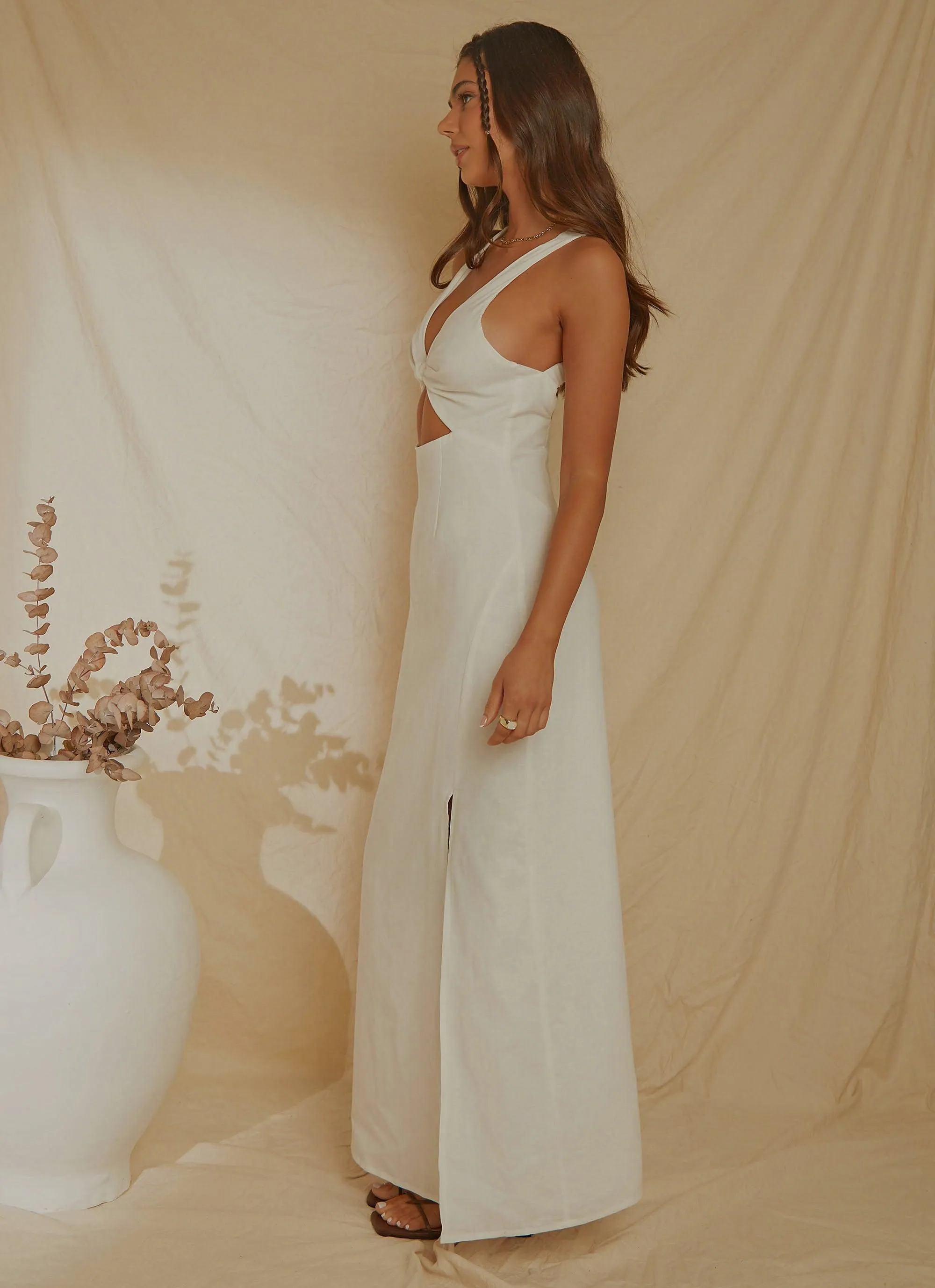 Italian Love Maxi Dress - White sold by Peppermayo product image thumbnail 5