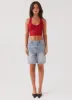 Serifina Lace Halterneck Top - Cherry sold by Peppermayo