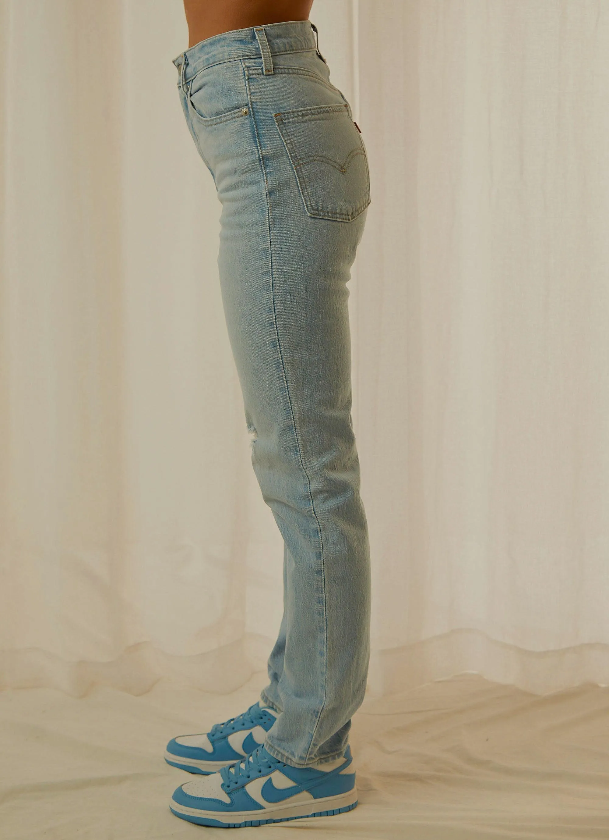 70s High Straight Jeans - Marin Hits sold by Peppermayo product image thumbnail 4