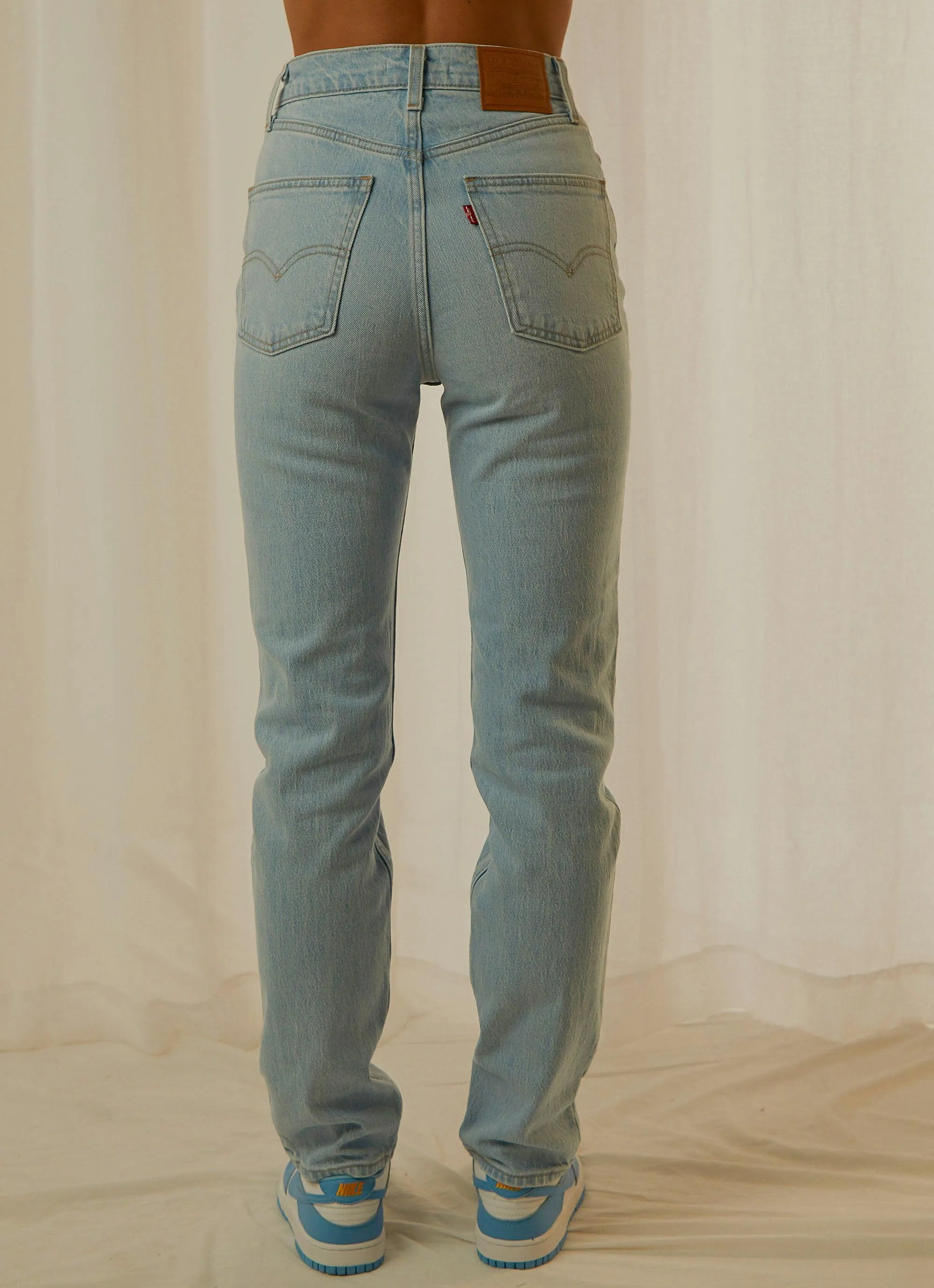 70s High Straight Jeans - Marin Hits sold by Peppermayo product image thumbnail 5
