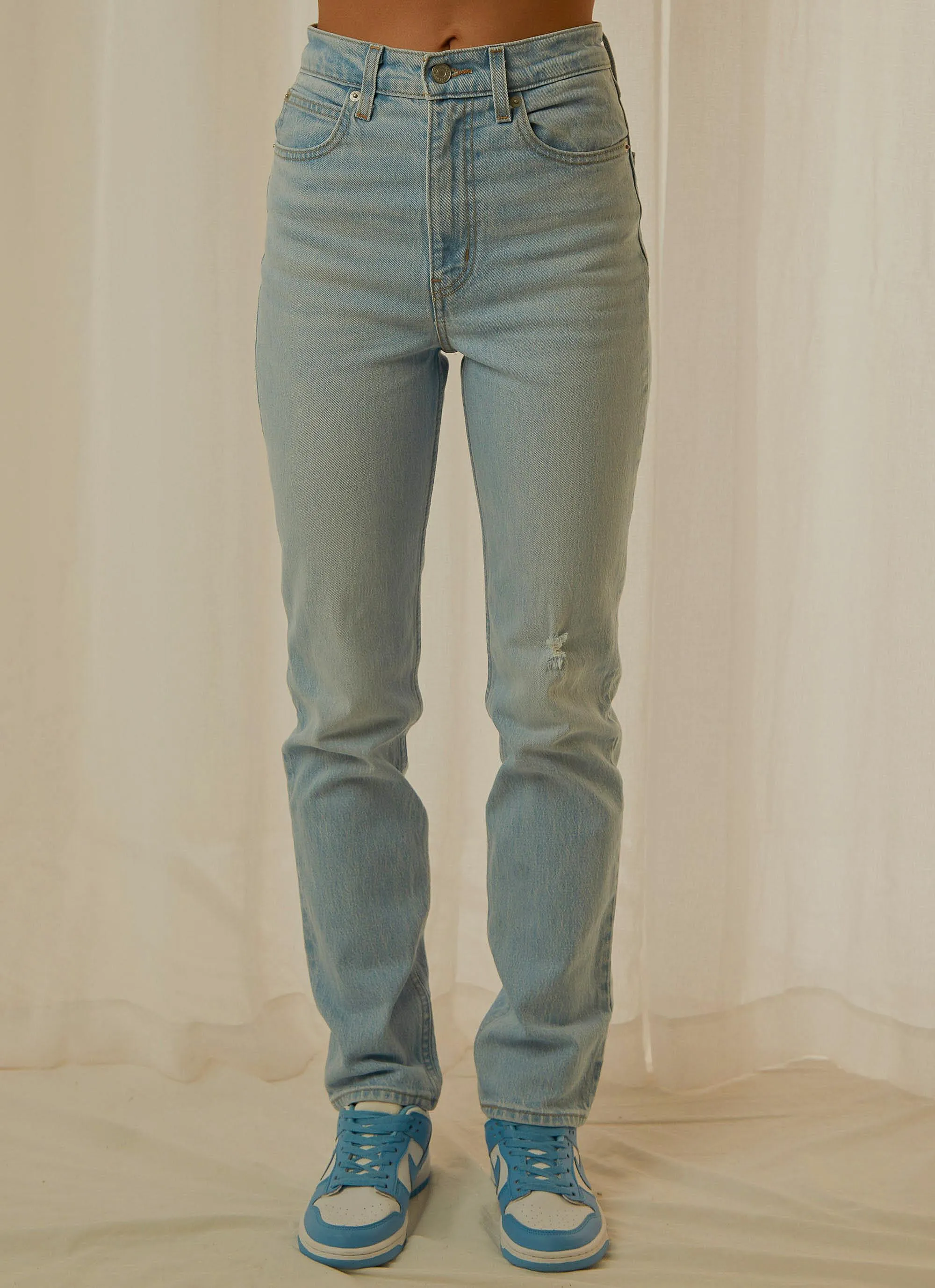 70s High Straight Jeans - Marin Hits sold by Peppermayo product image thumbnail 3