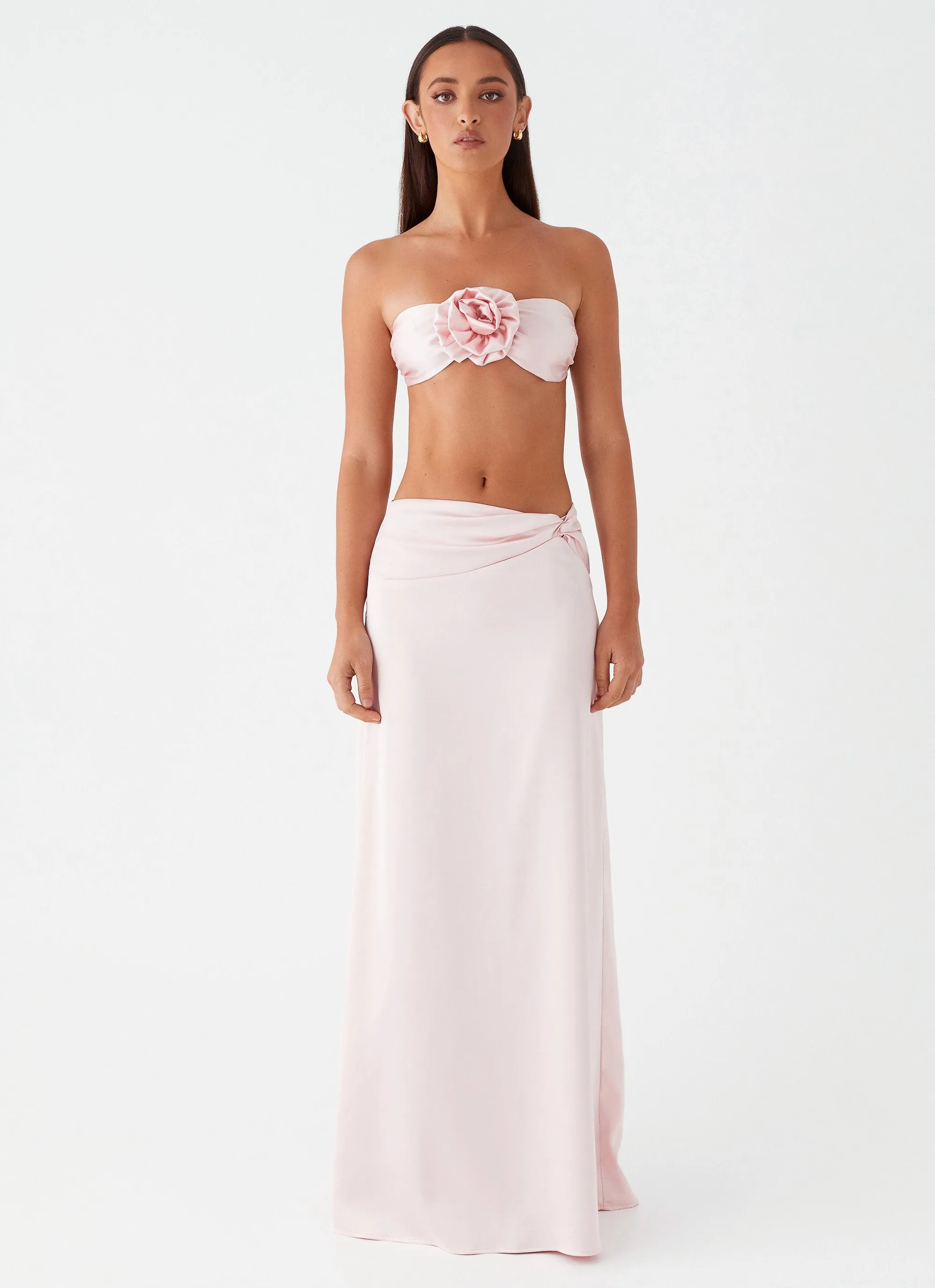 Crescent Light Rose Bandeau Top - Pink sold by Peppermayo product image thumbnail 2