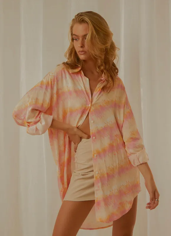Beach Shirt - Tie Dye sold by Peppermayo